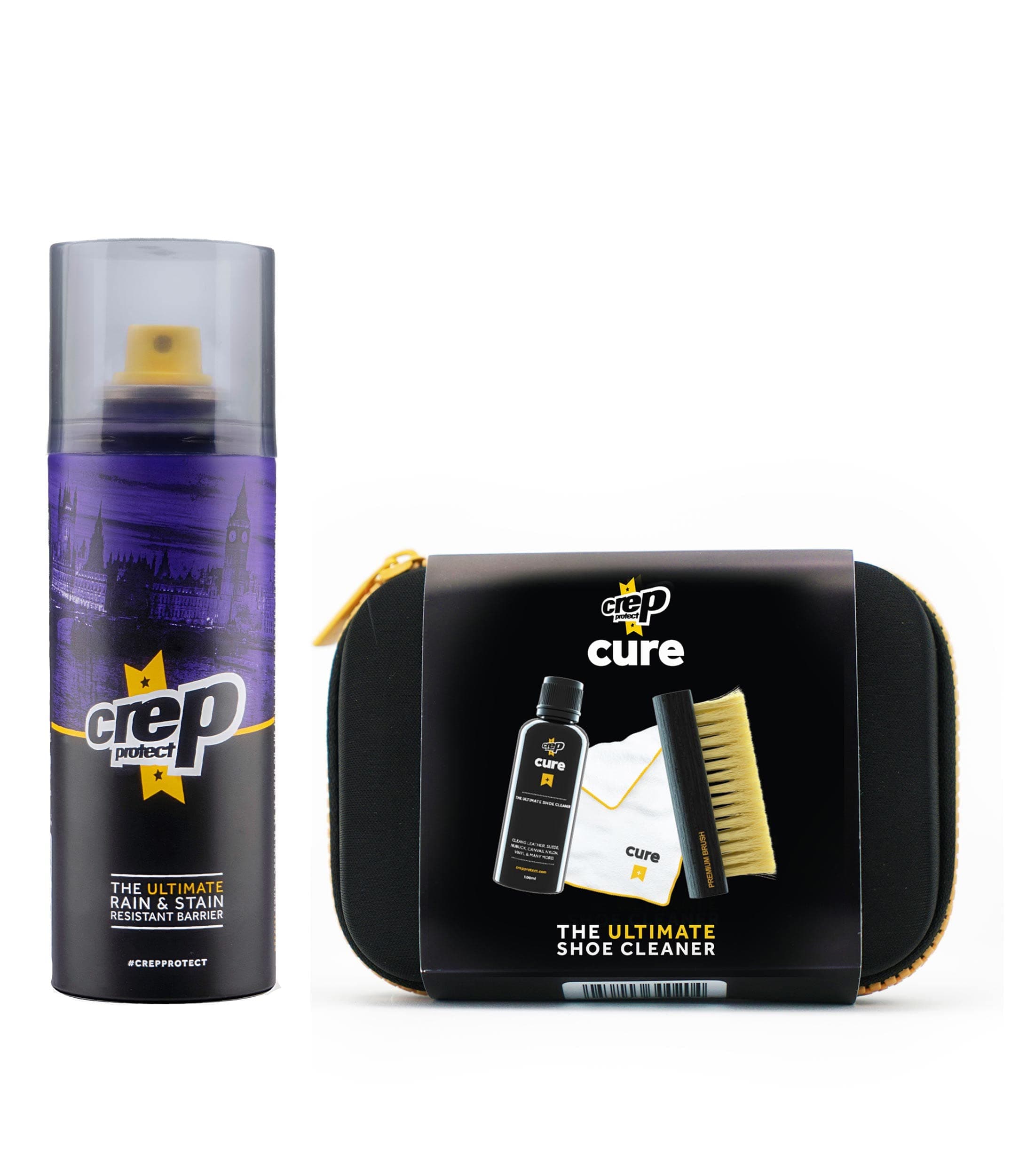 Crep Protect Cure Kit, Ultimate Rain & Stain Shoe Spray (Bundle Gift Packs) (One Size, Spray+Cure Kit)