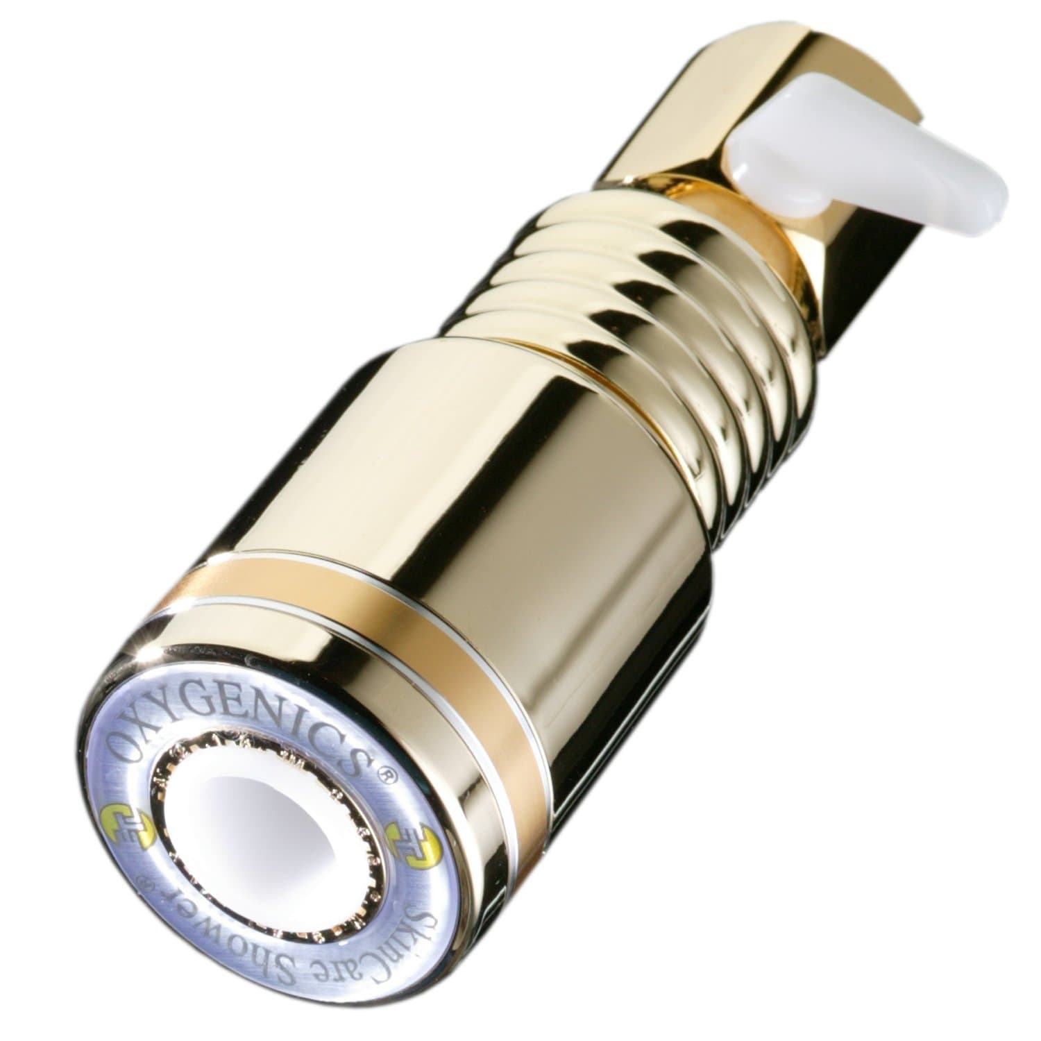 Oxygenics 63123 Skincare, 1 Function Shower Head, Gold, Premium with Comfort Control, Clamshell, 2.50 Gpm