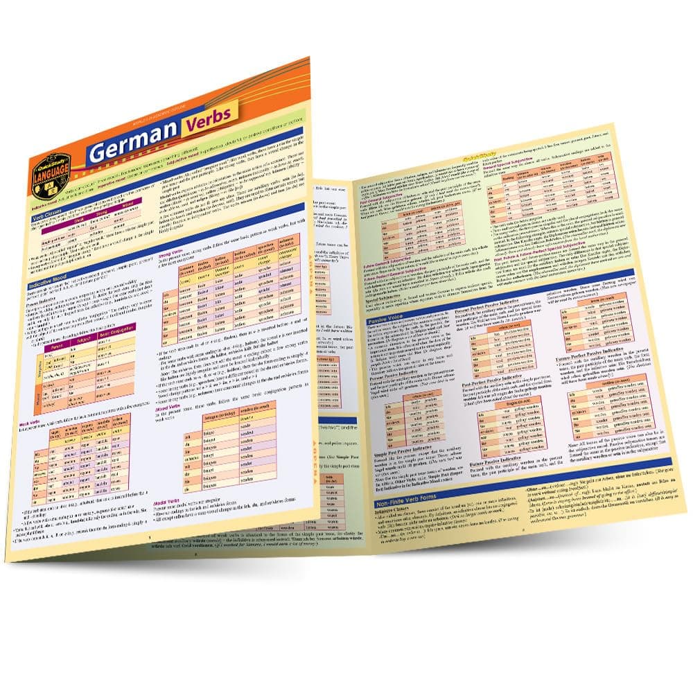 QuickStudy German Verbs: a Language Reference Guide