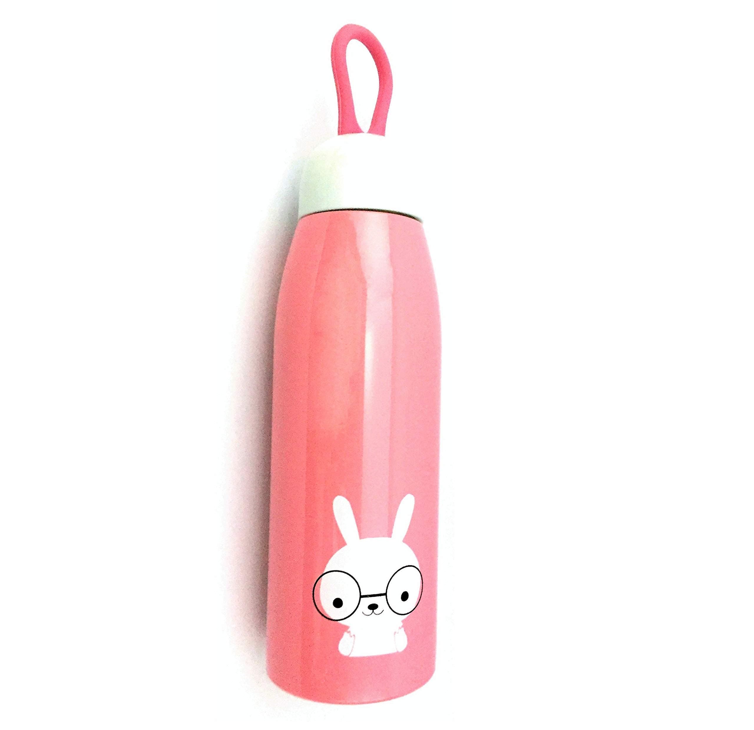 Empresso Water Bottle for Kids, Lightweight & Non-Toxic Steel Flask, 500 ml (Pink)
