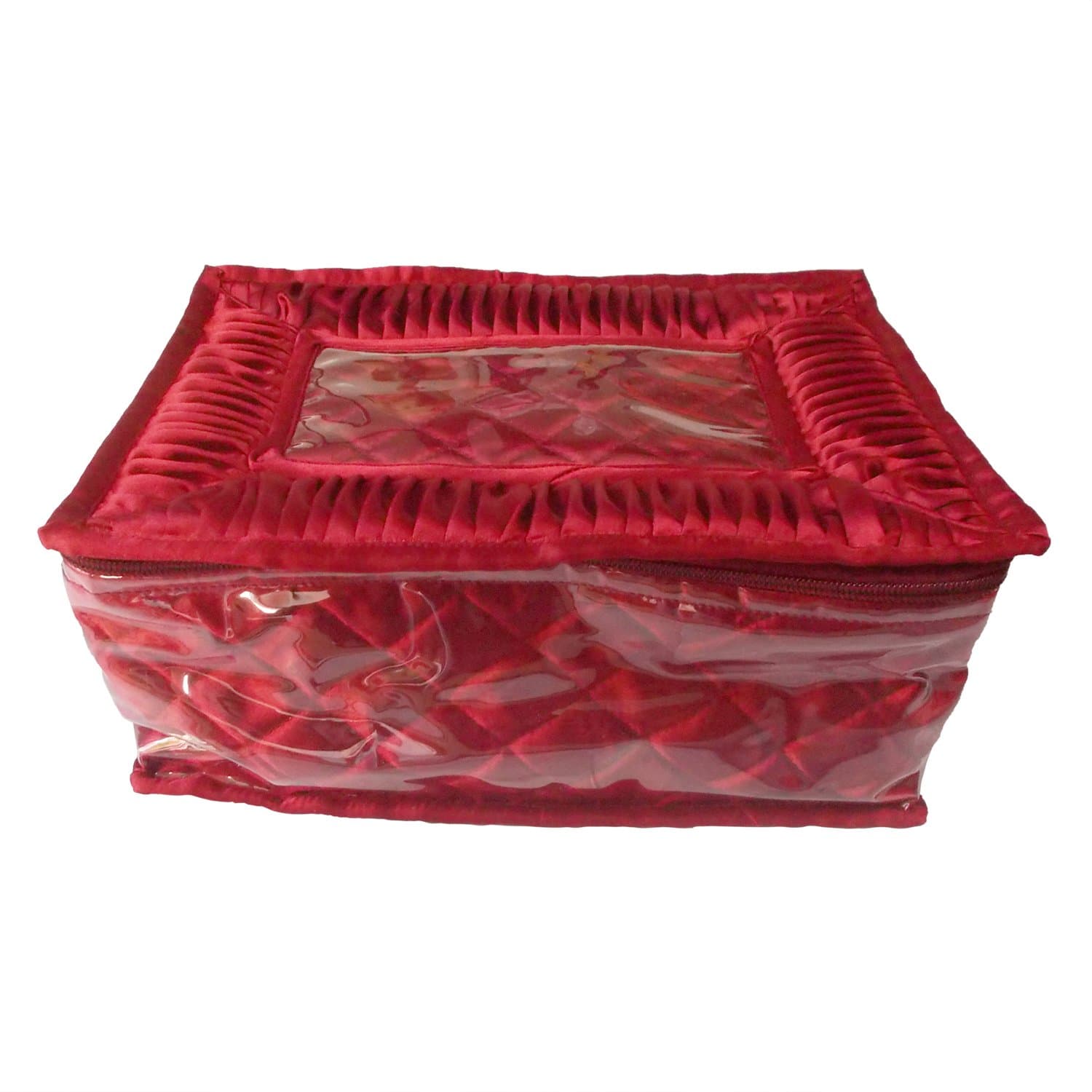 Glitter Collection Vanity Box for keeping jewellery with 11 zipped pouches JWLMLT