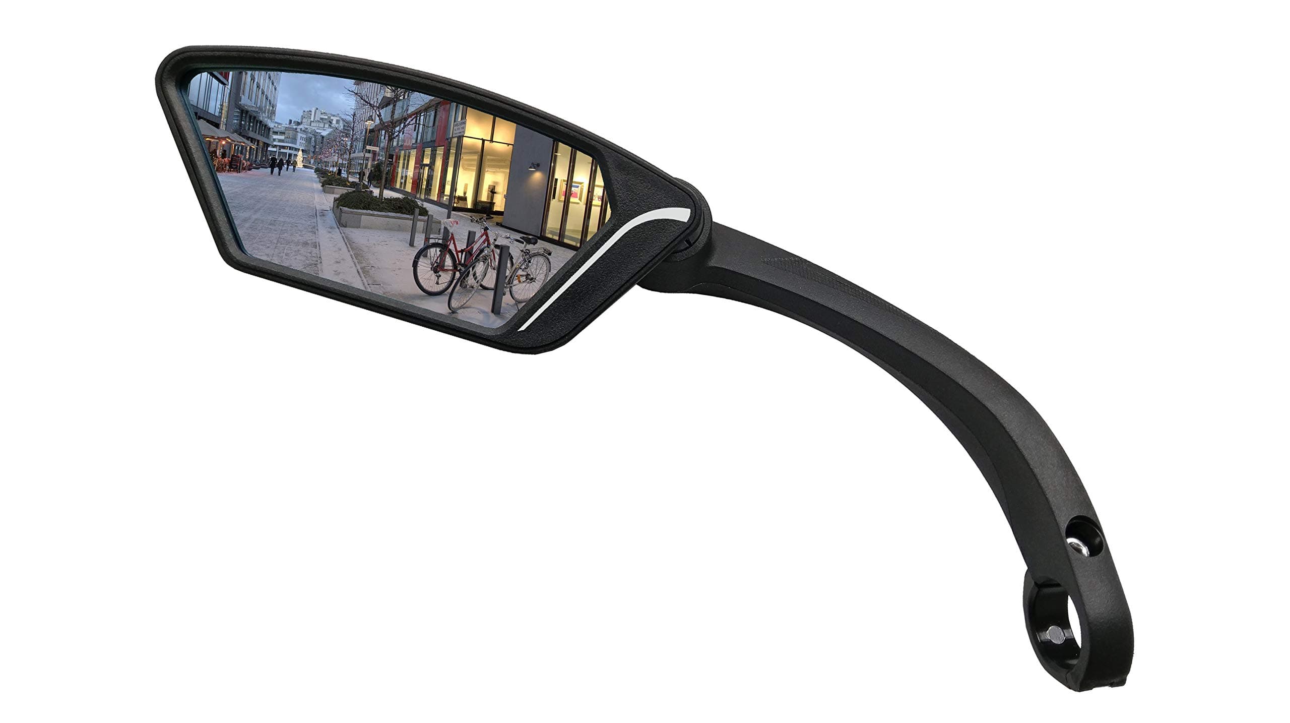 New Scratch Resistant Glass Lens,Handlebar Bike Mirror, Rotatable Safe Rearview Mirror, Bicycle Mirror,ME-002