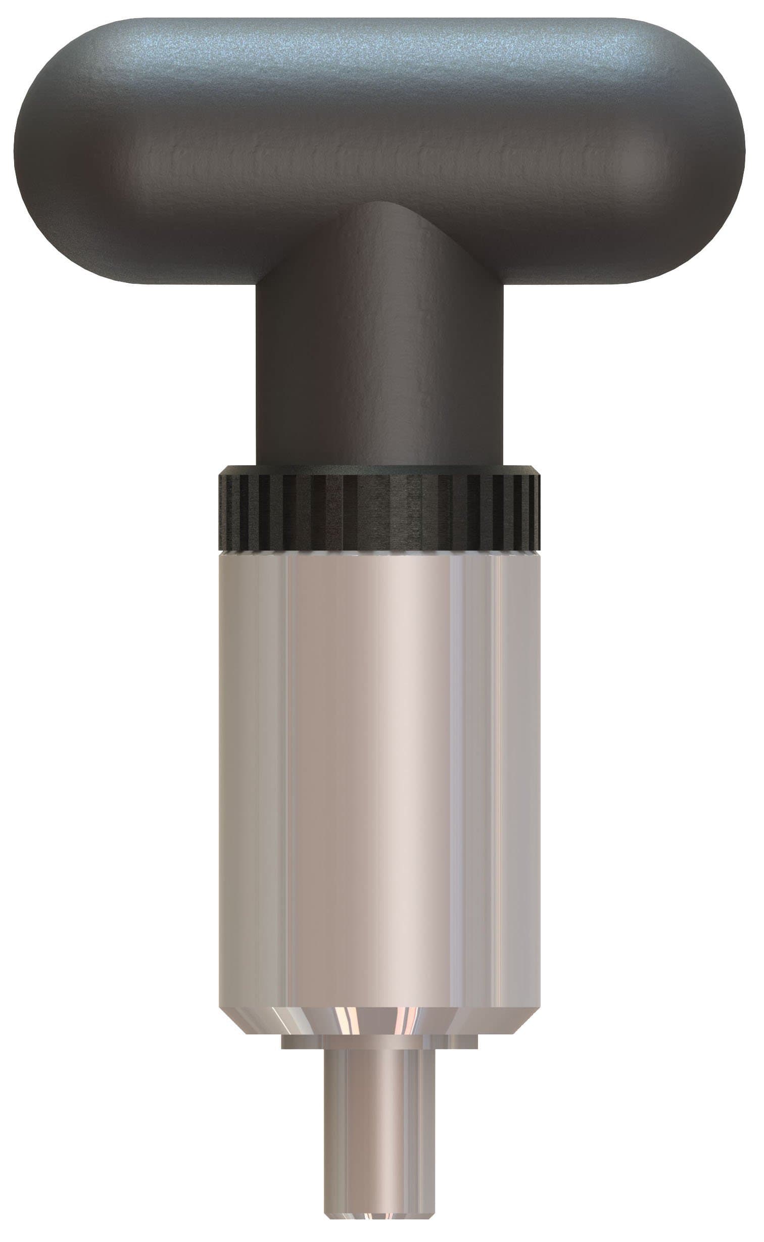 Innovative Components AI1/2T1.5-B-TR6 1/2" tapered tip, 2.25" Rounded T knob Spring Loaded Pop Pin 1.50" welds on barrel included