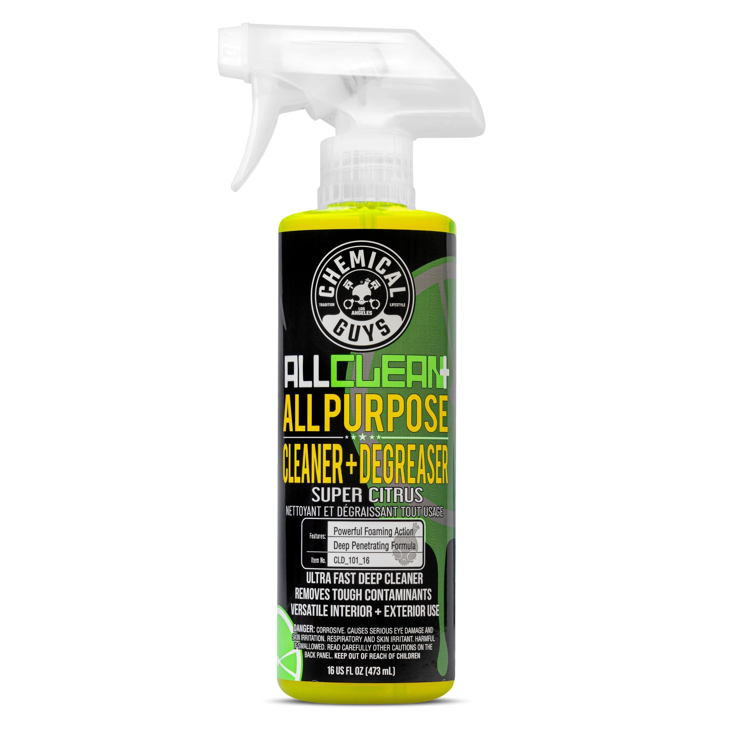 CLD_101_16 All Clean+ Citrus Based All Purpose Super Cleaner, Safe for Cars, Trucks, SUVs, Motorcycles, RVs & More, 16 fl oz, Citrus Scent