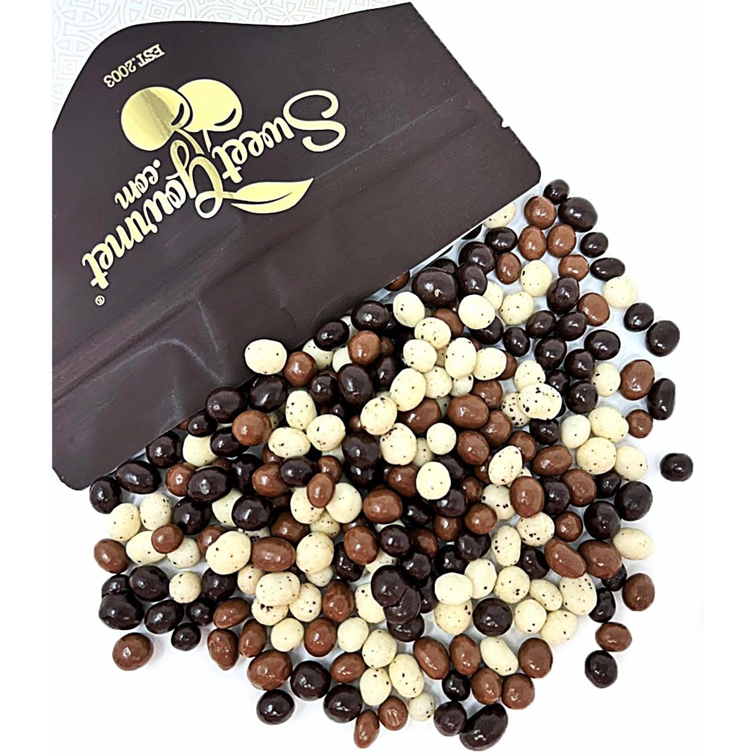 Chocolate Covered Espresso Beans Blend | White Milk Dark Chocolate | 1 Pound