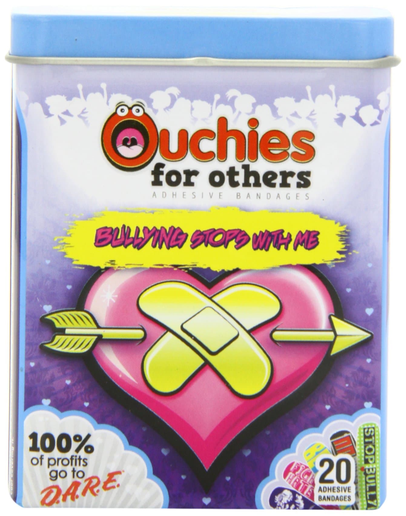 Ouchies for Others Dare Bullying Stops with Me Adhesive Bandages, 20 Count