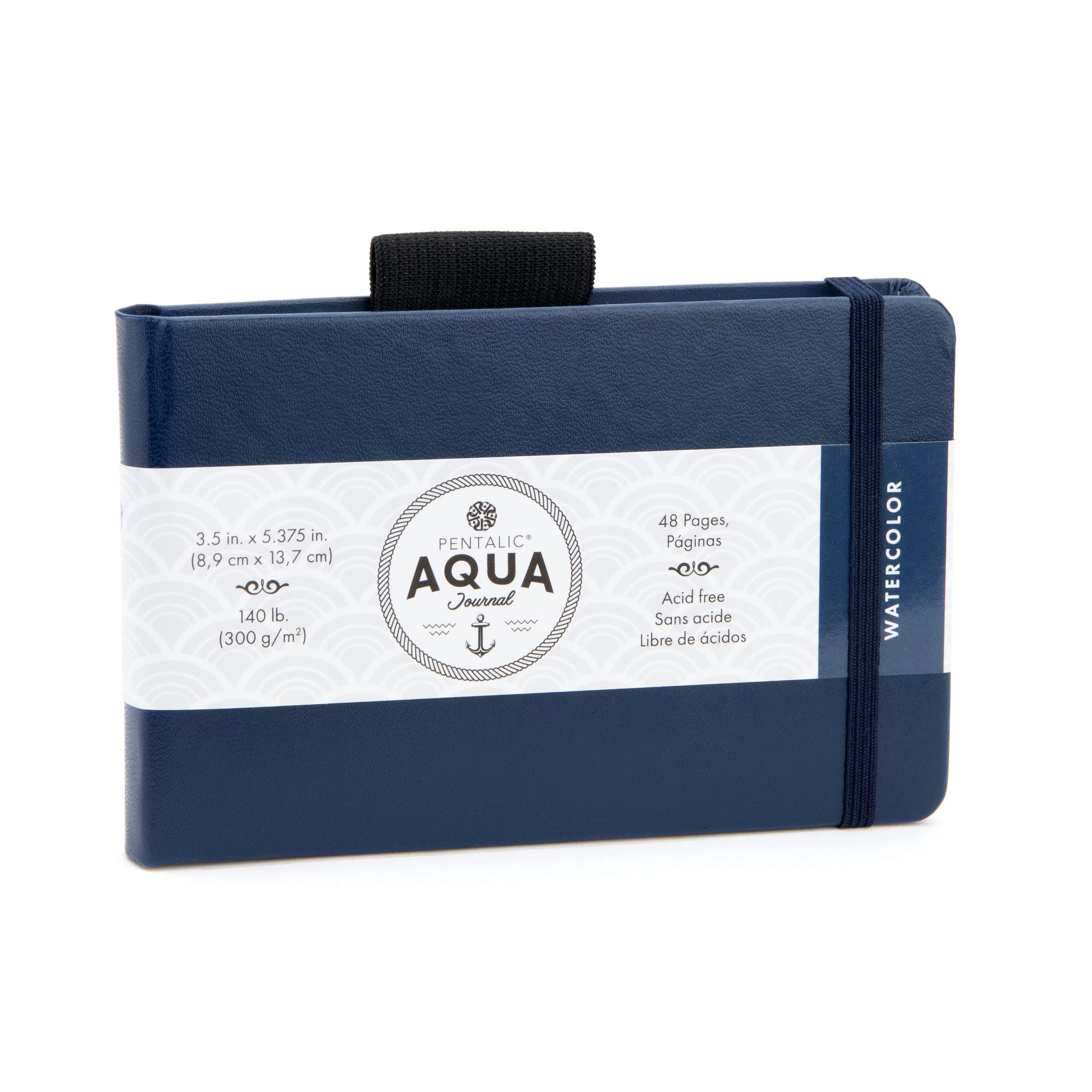 Pentalic Art Watercolor Journal, 140-Pound/3.5 by 5.375-Inch