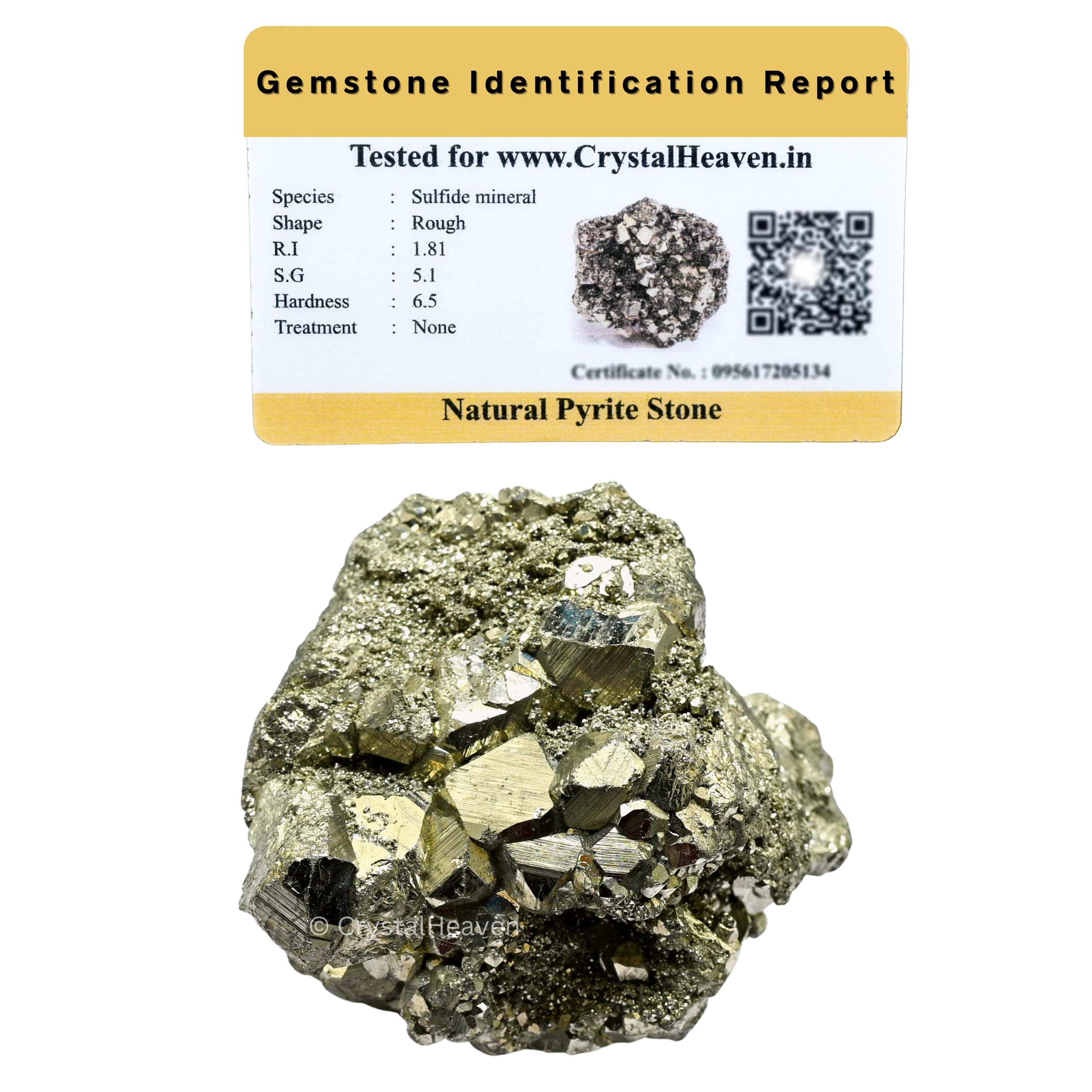 Pyrite Stone Original Cluster Samples - High Energy Natural Iron Pyrite Stone Gold Rock Reiki Crystal Used for Increased Willpower and Manifestation (120-180 gram Pyrite)