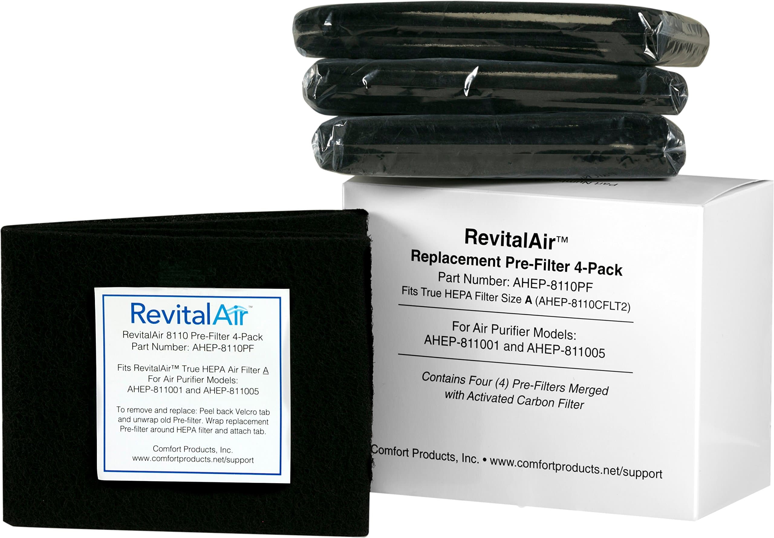 AHEP-8110PF Pre-filter with Activated Carbon, 4-Pack