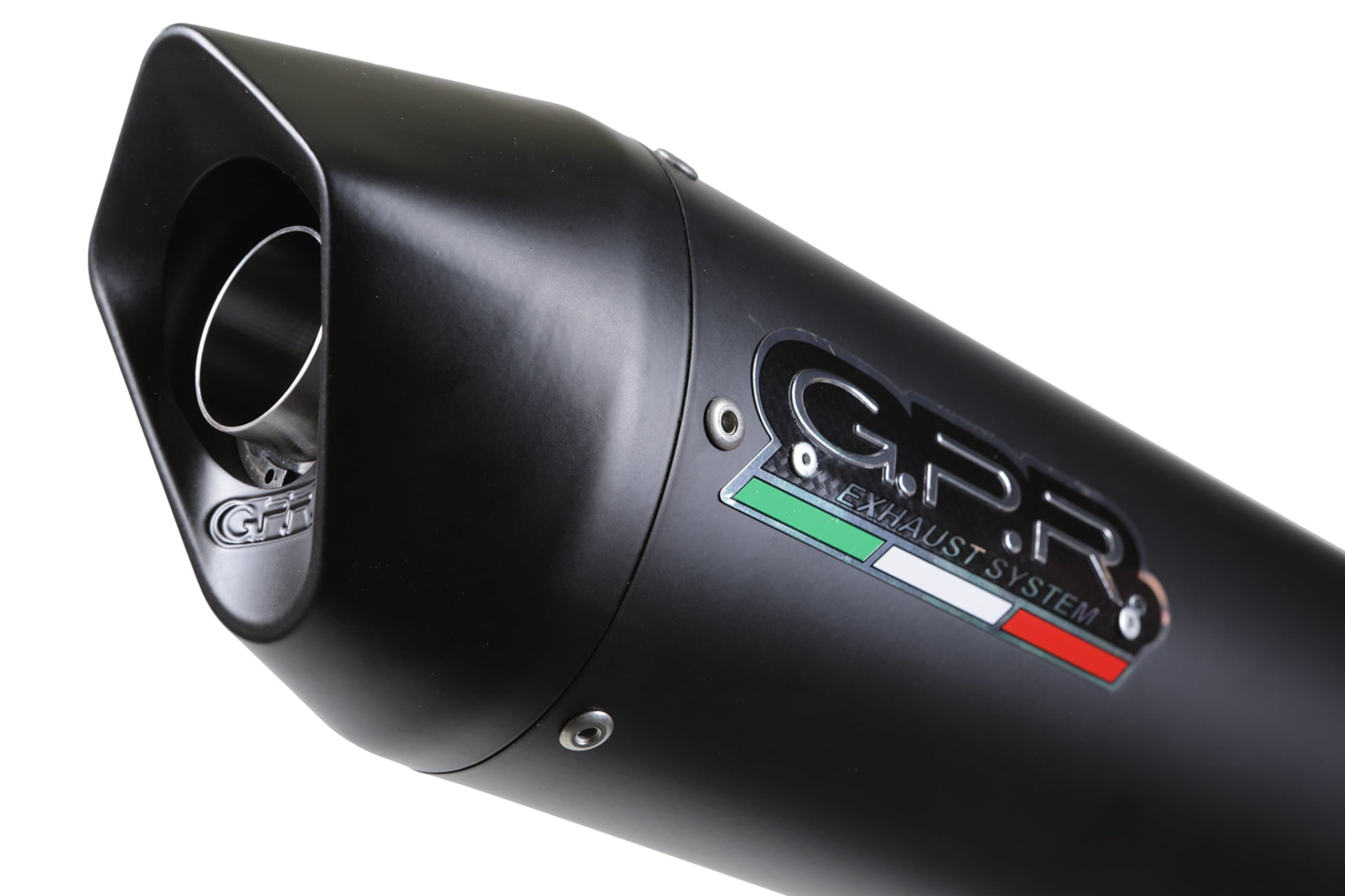 GPR Exhaust Compatible with KAWASAKI KLX 650 R 1993/02 HOMOLOGATED SLIP-ON EXHAUST FURORE NERO