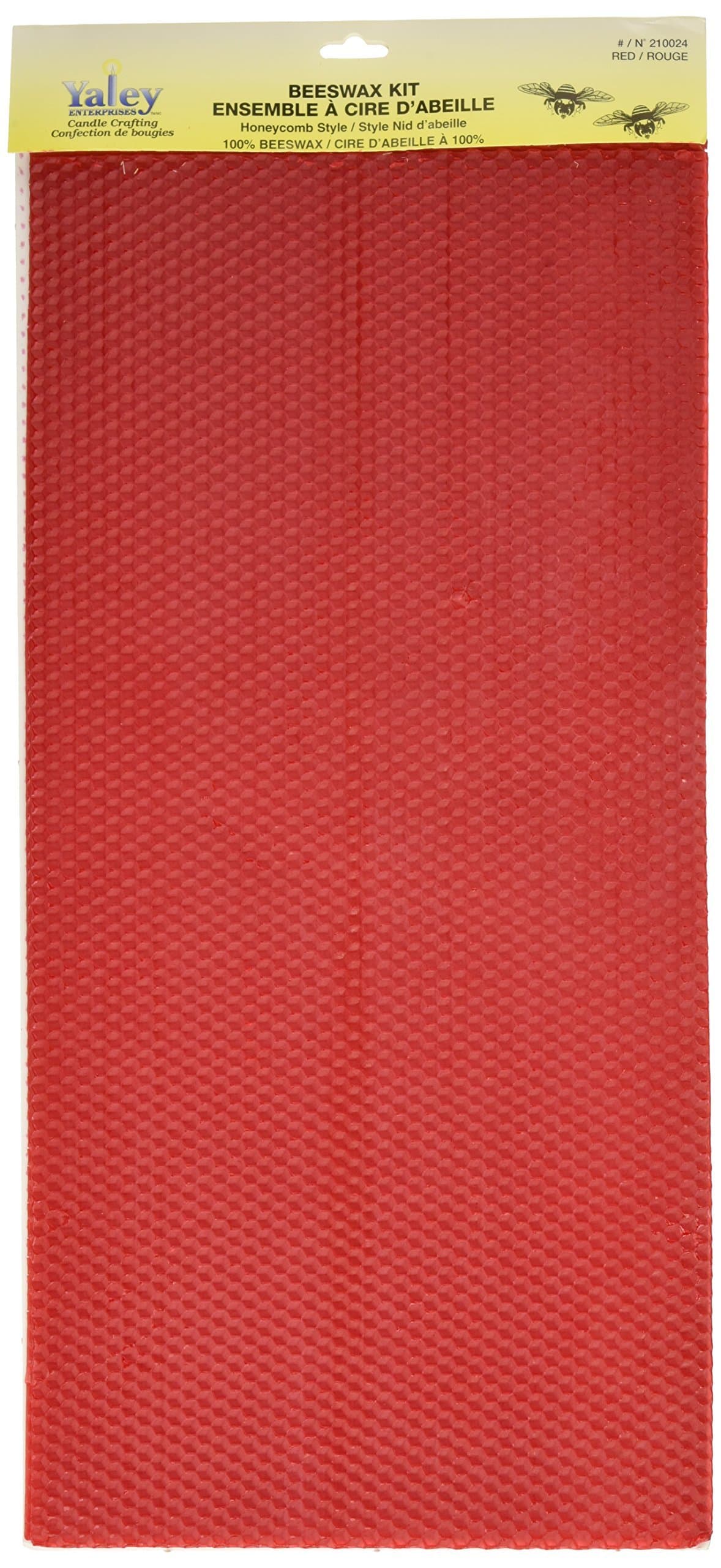 YaleyBeeswax Sheet Kits, Red