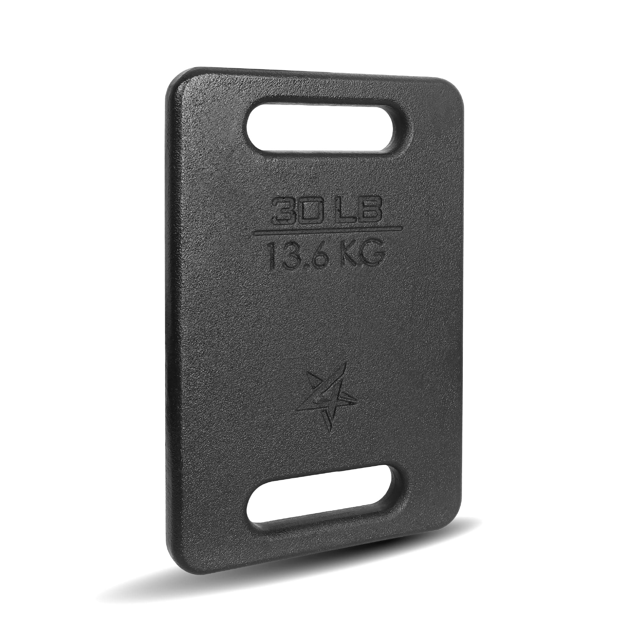 Yes4All Cast Iron Rucking Weight for Backpack, Training Weight Plate with Ergonomic Rounded Handle, Protective Glossy Finish for Weighted Walking, Hiking, Rucking, Resistance Workout, 10 LB