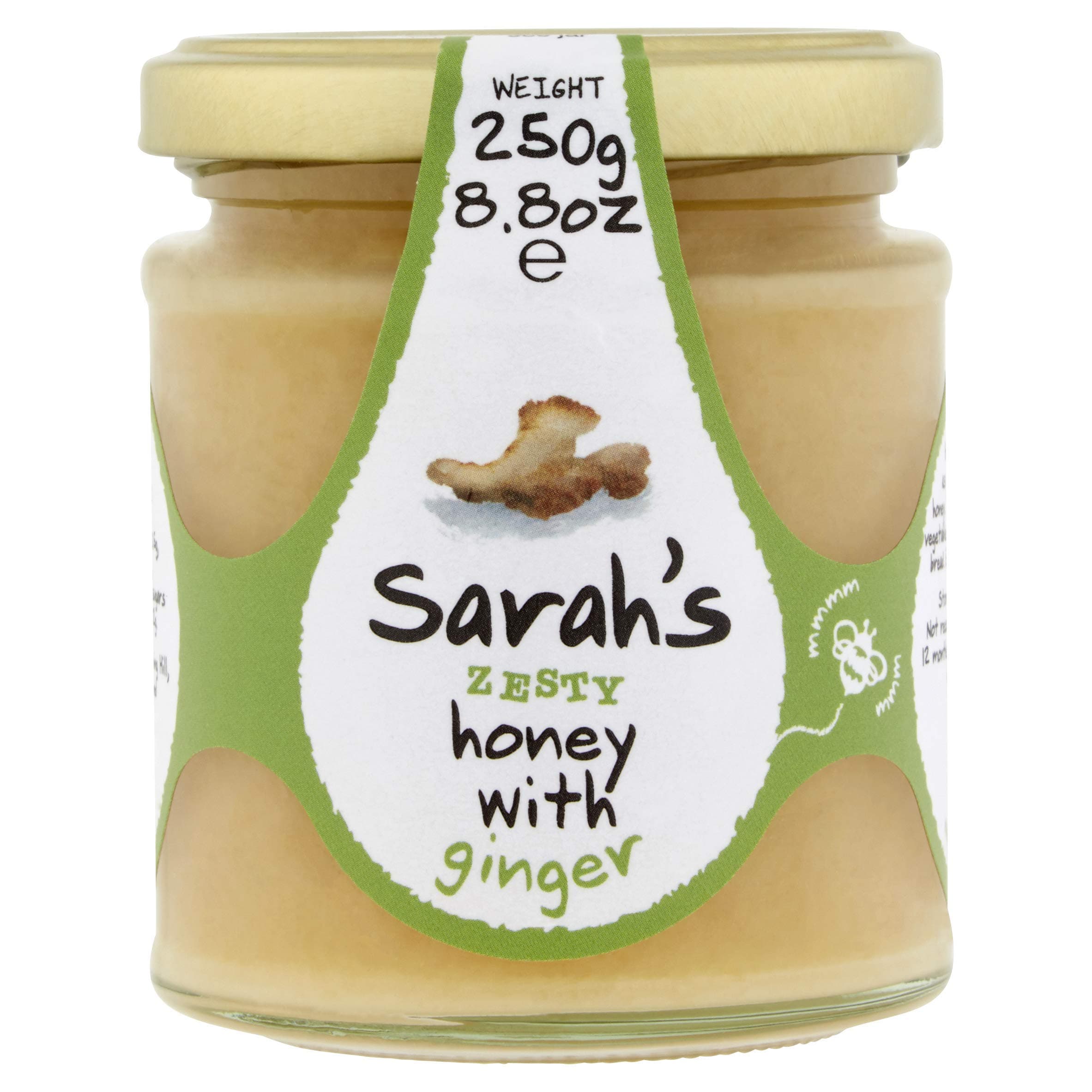 Sarah's Zesty Honey with Ginger, 8.8 Ounce