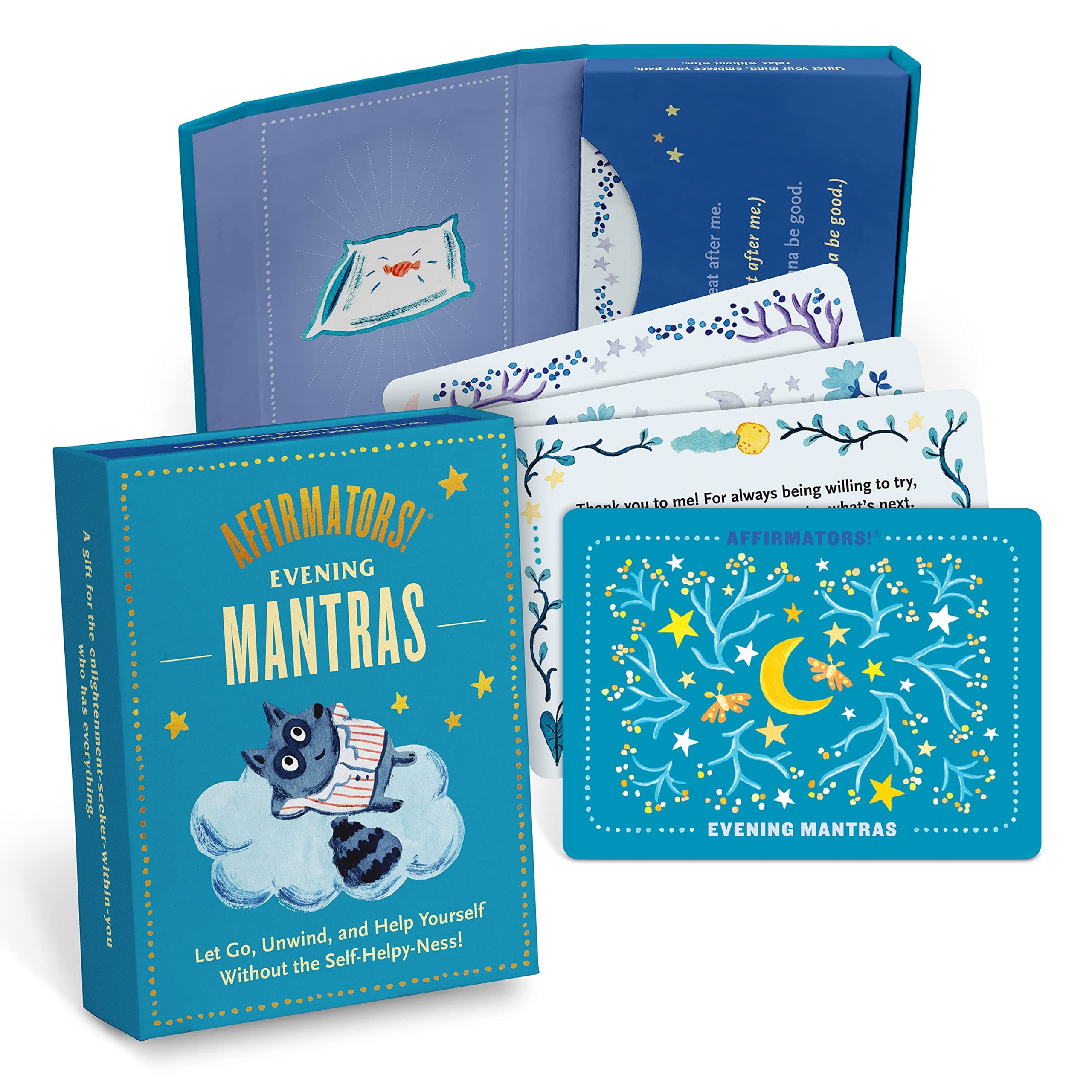 Affirmators! Mantras Evening Night Affirmation Cards Deck (30 Cards)