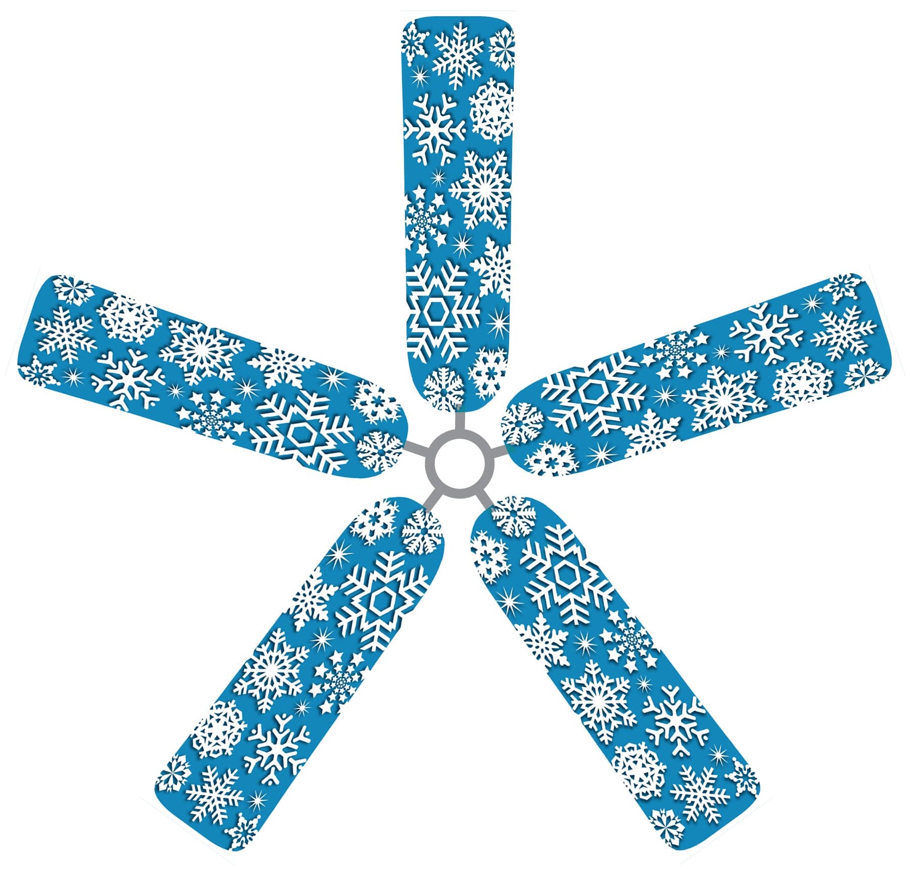 Snowflake Ceiling Fan Blade Covers