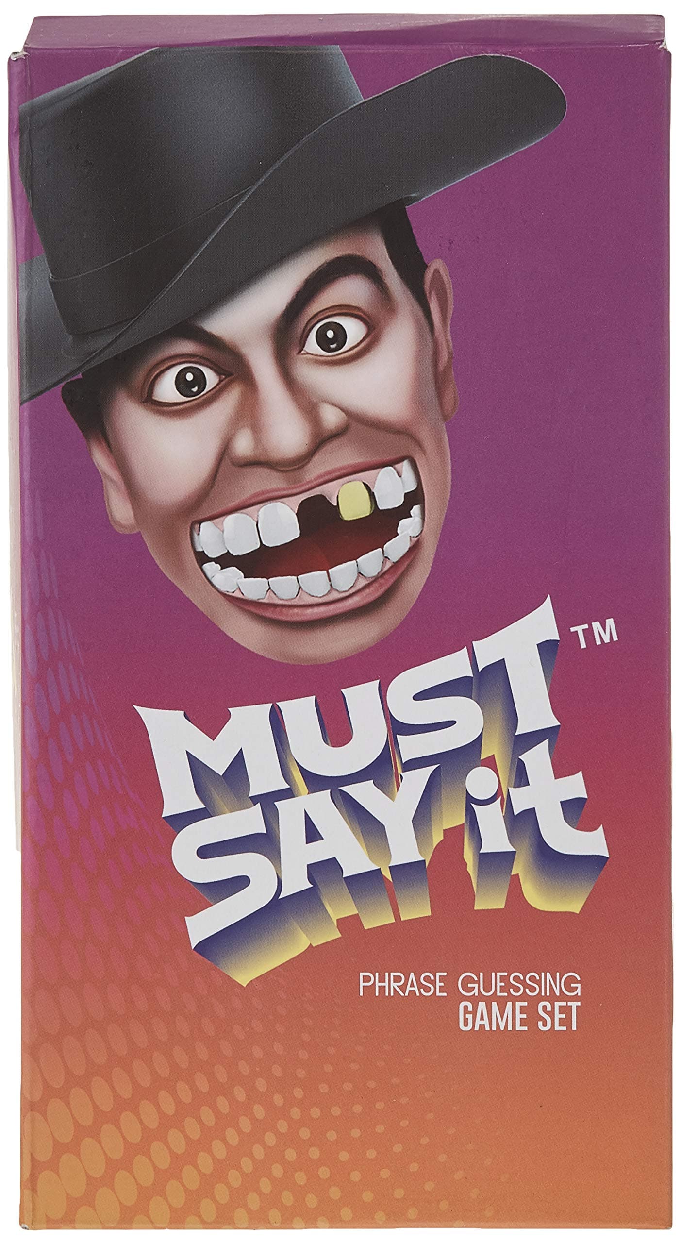 Must Say It, Mouth Piece Challenge Game W Truth or Dare, Cards Free Phone APP, 20 Mouth Openers for Hilarious Party Fun (5 Large + 10 Medium + 5 Small Assorted Colors)