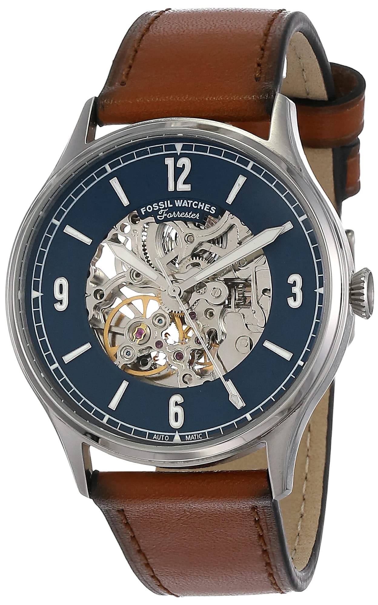 FossilForrester Automatic Leather Watch - ME3179