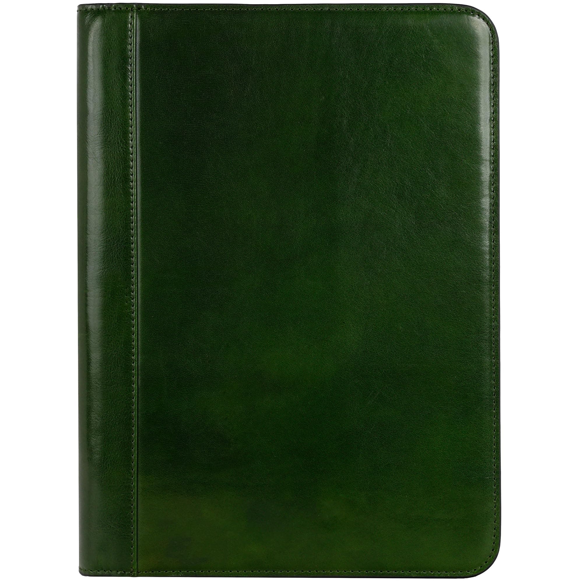 Leather Portfolio Folder A4 Document Case Business Padfolio Organizer Folio - Time Resistance