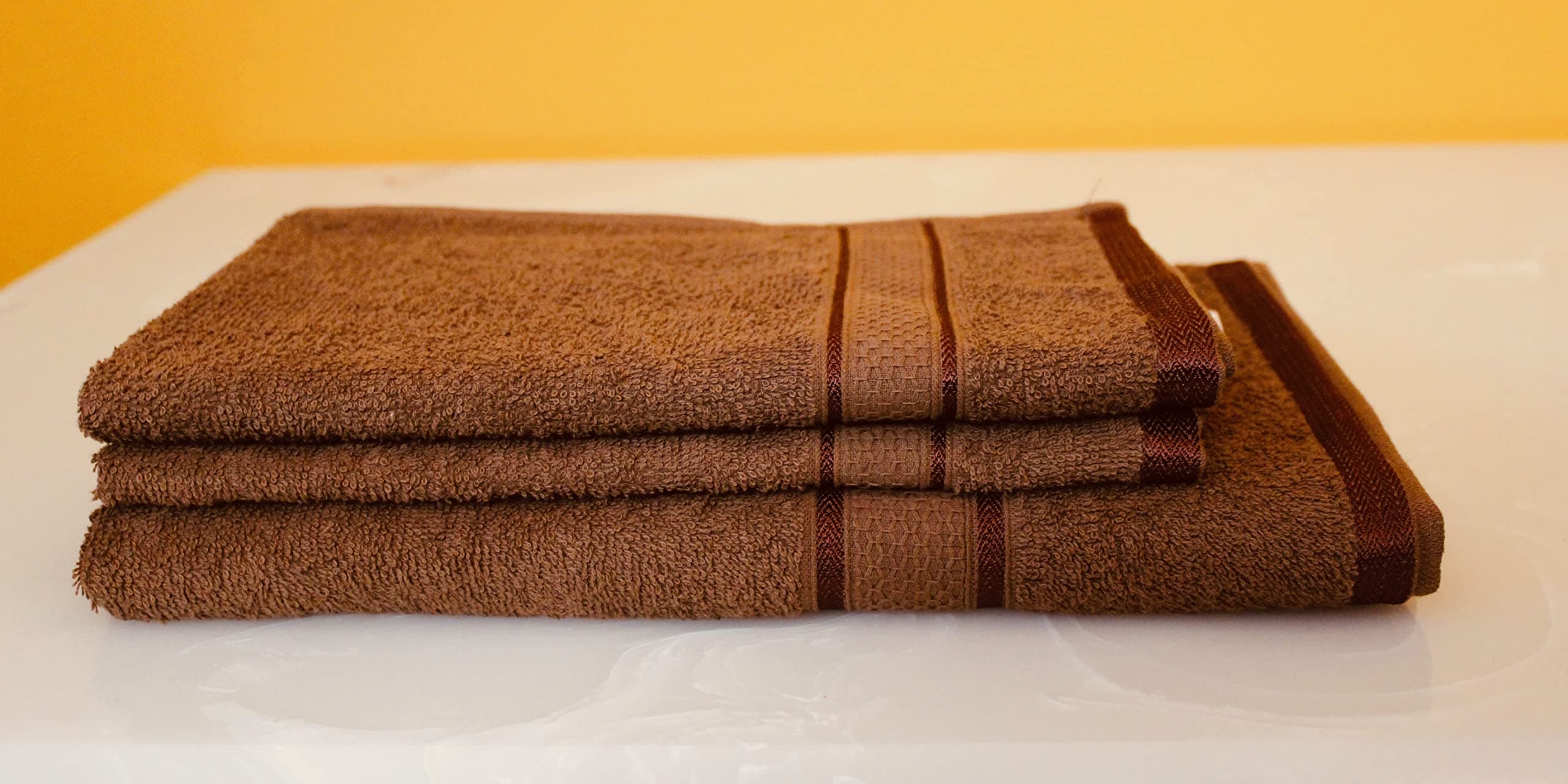 Frestol Terry - 1 Bath Towel + 2 Hand Towel (Brown)