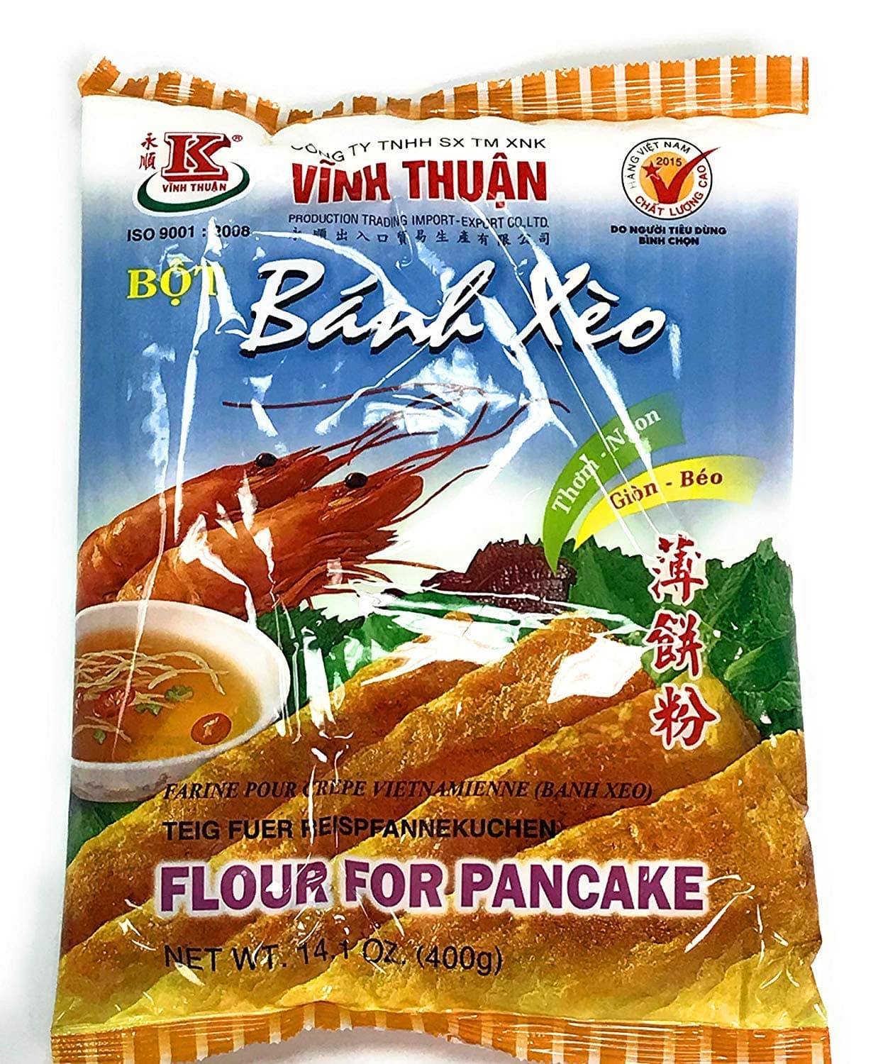 Bot Banh Xeo ( Flour for Pancake) - 14.01oz (Pack of 3)