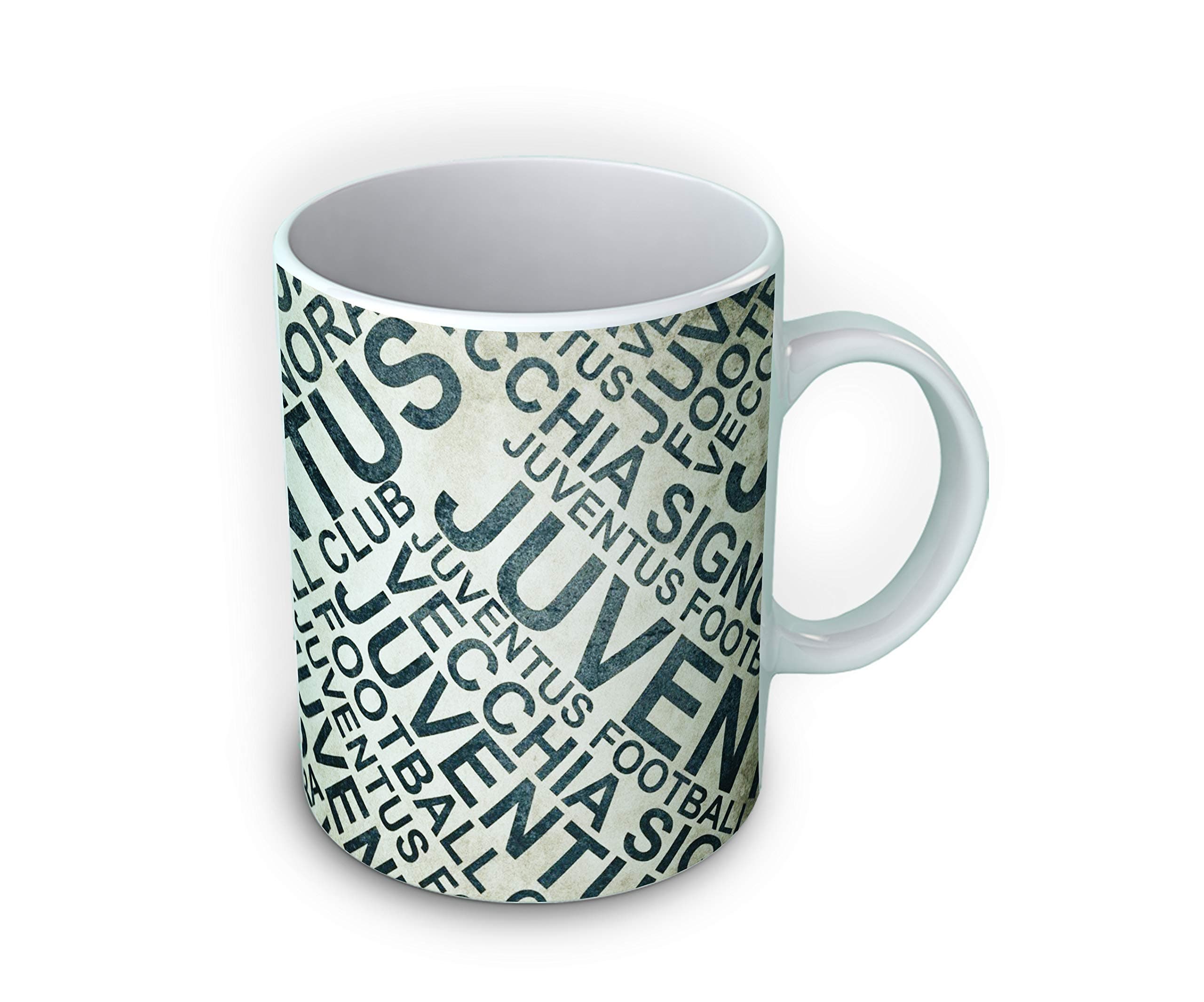 Tee Mafia Cristiano Ronaldo Juventus White Mug with Cool Print| 11Oz White Coffee Mug with Print | Coffee & TeaMug| Ronaldo Mug|Football Mug|16