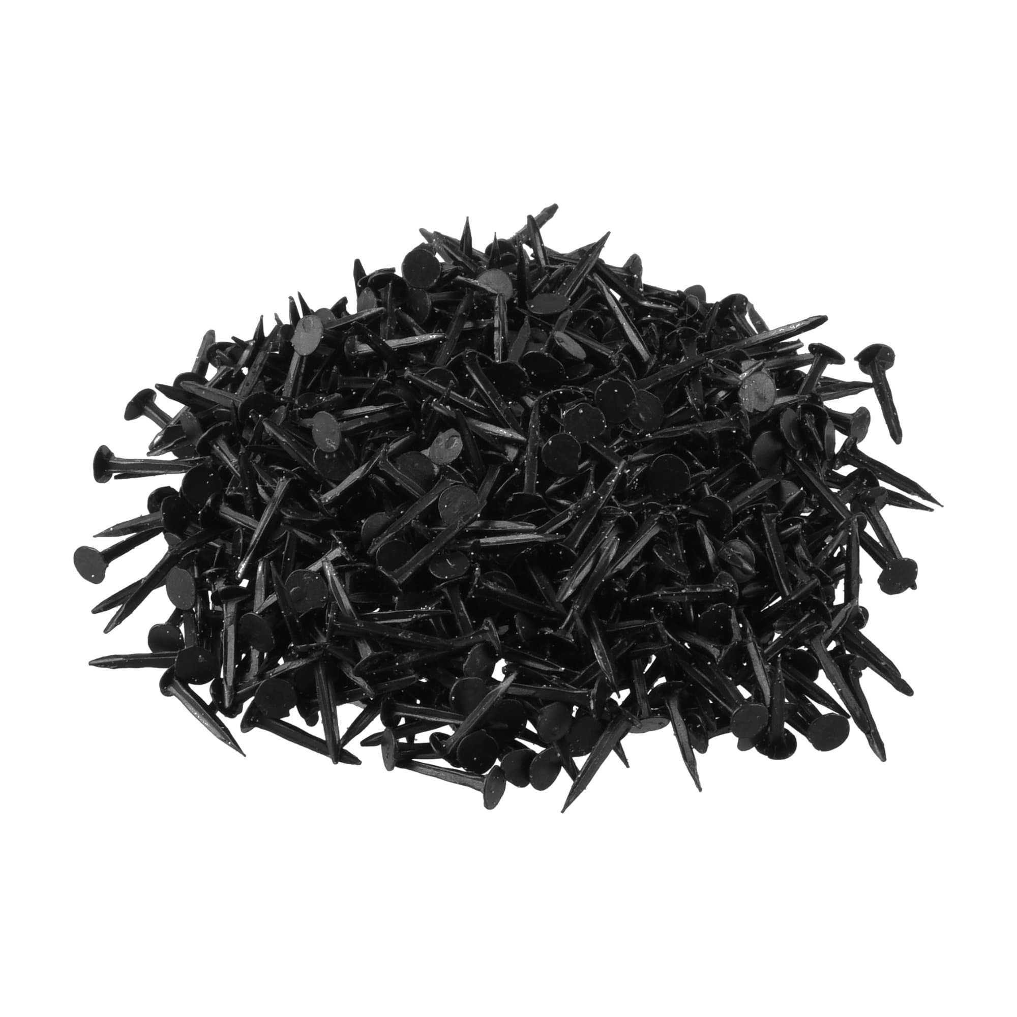 BluecellWorld 650 pcs 13mm Black Color Metal Nails Tacks for Shoes Boots Leather Heels Soles Repairs Replacement