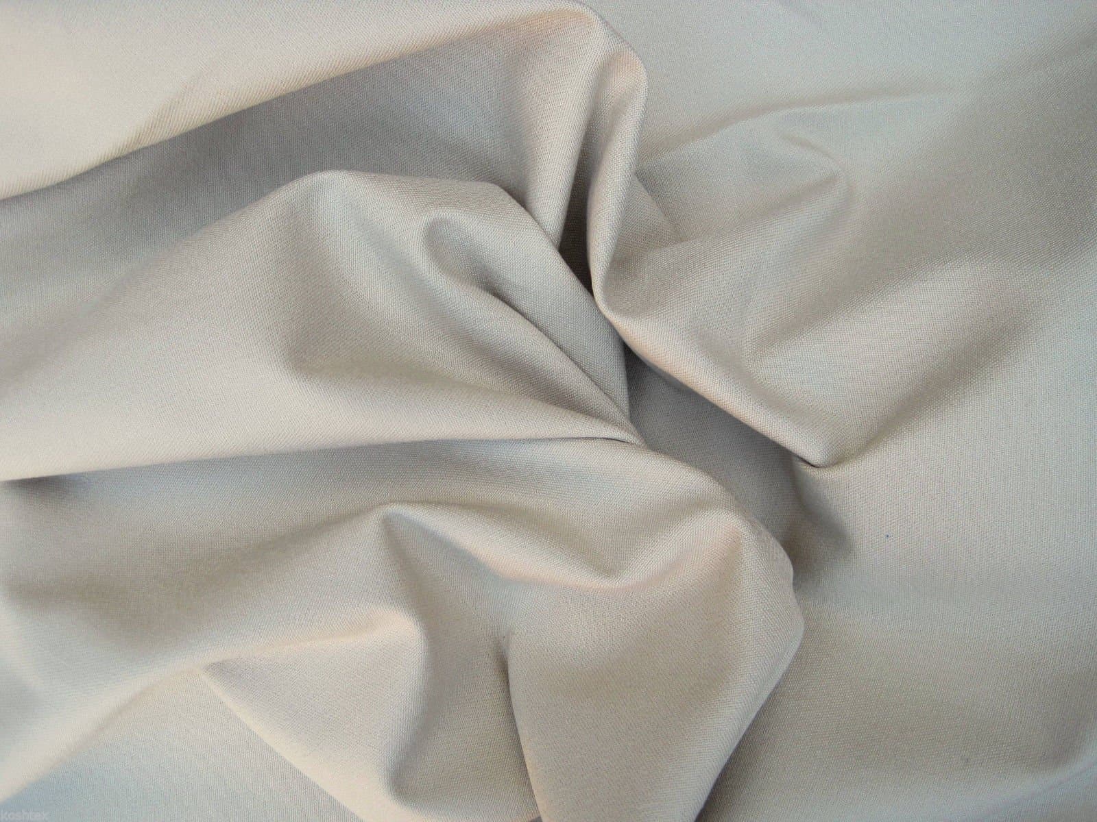Stone Cotton Twill Spandex Fabric by The Yard 4 Way Stretch (Chino Material)