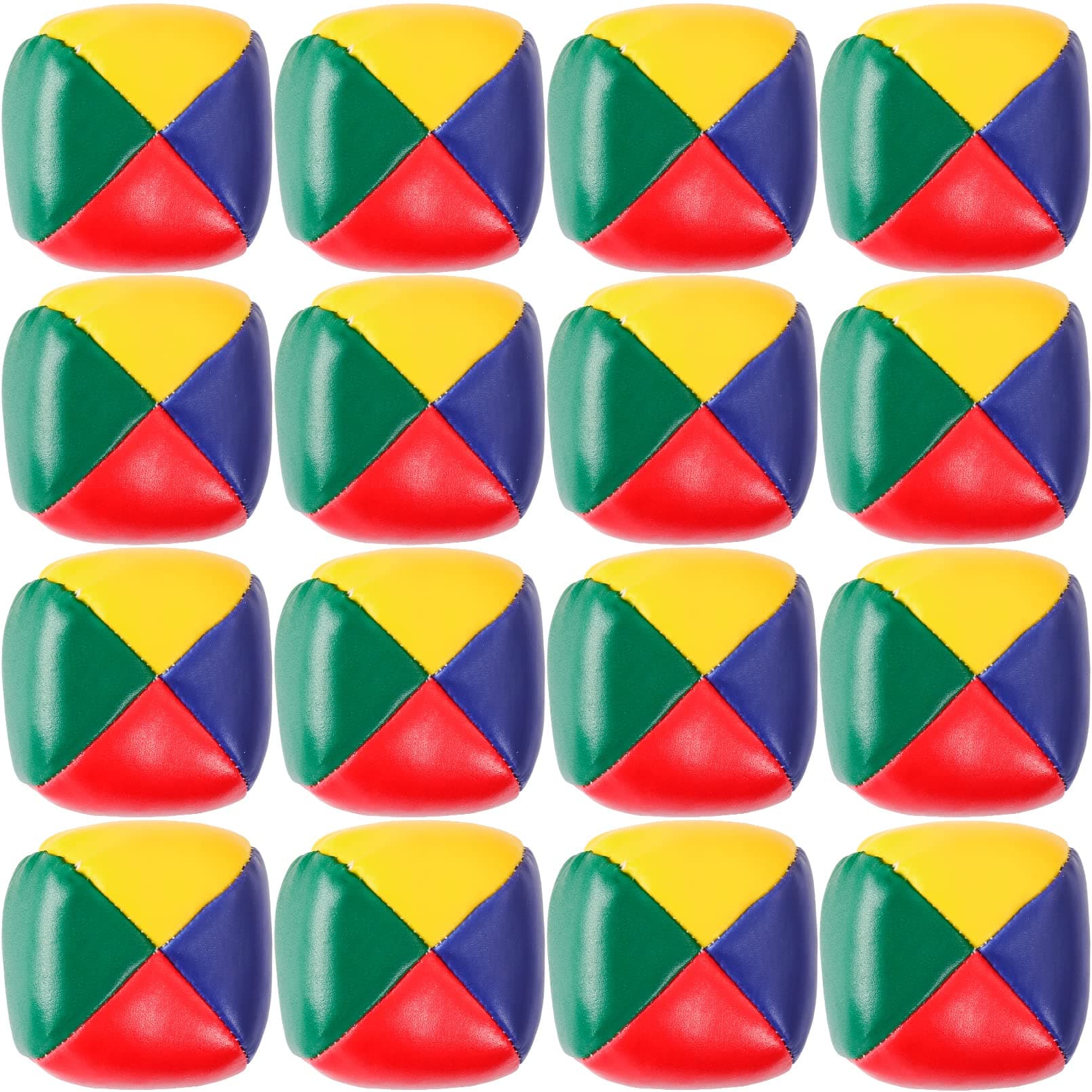 Visen 16 Pack Juggling Balls for Beginners,Mini Juggling Balls,Multicolor Beginners Juggling Balls,Durable Juggle Ball Kit,Soft Easy Juggle Balls,Easy to Grip for Boys Girls Adults