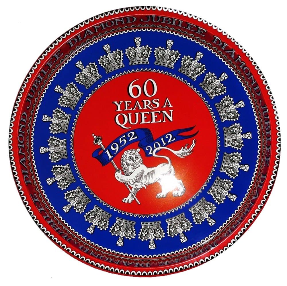 QUEEN'S JUBILEE SERVING TRAY - BUY ONE GET ONE FREE - Great for mom, dad, sister, brother, grandparents, aunt, uncle, cousin, grandchildren, grandma, grandpa. Her majesty, the Queen of England.