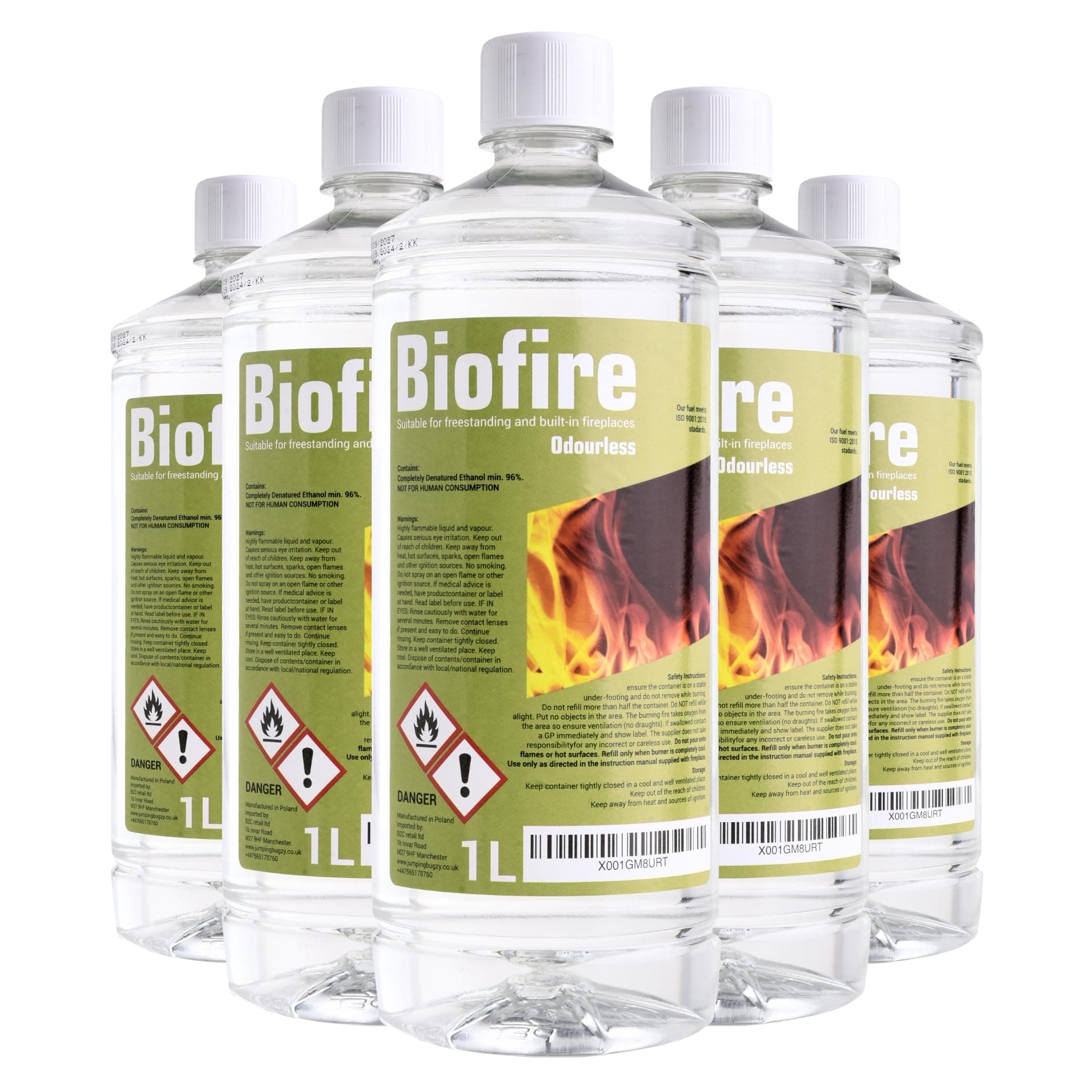 PREMIUM BIOETHANOL FUEL FOR FIRES, Bio ethanol Liquid fuel for bioethanol fires (60L)