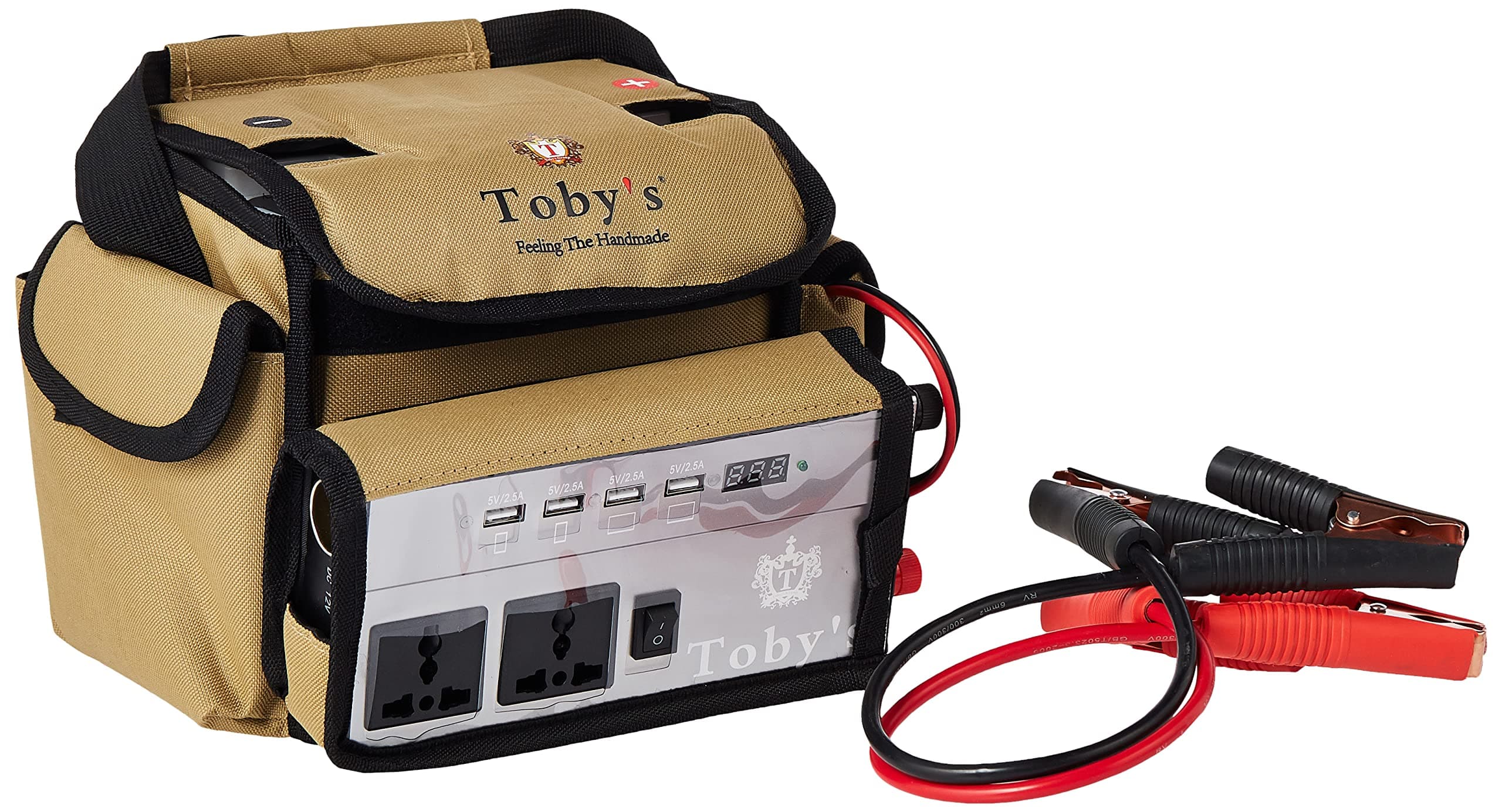 Tobys 24A Rechargeable Battery With Inverter 12V-220V, Bty-24A_2023