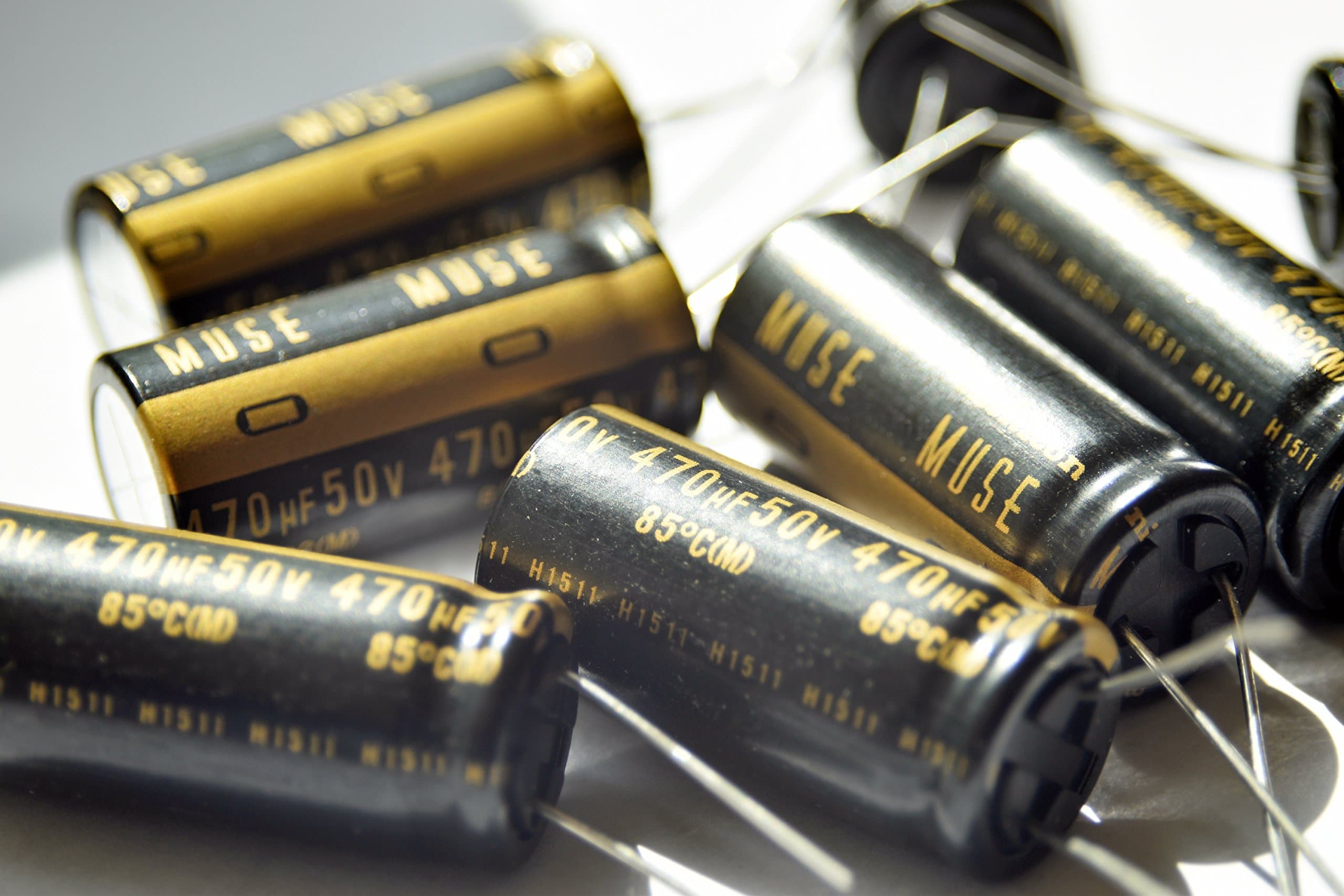 4 pcs Nichicon KZ Muse Capacitors 25V 100uf Premium Audio Grade