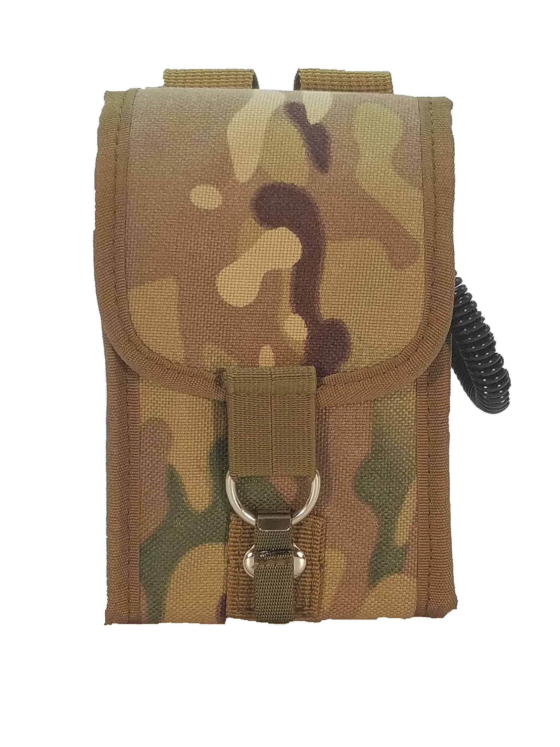 Rangefinder StrapPack Clip-On Pouch for Backpack Straps (Camo - Large) - Attachment for Hunters by Clakit