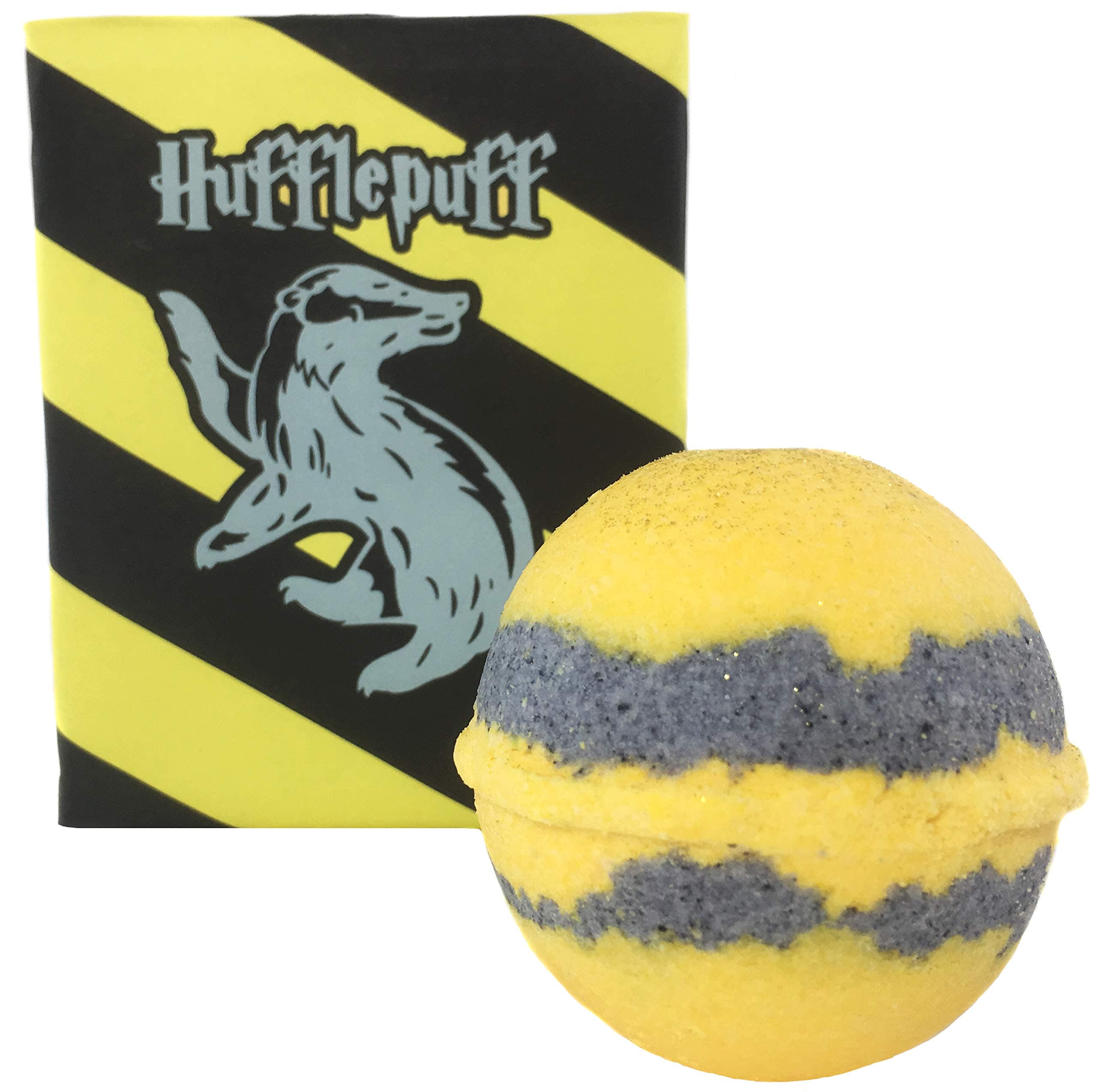 Harry Potter Inspired Hufflepuff House Bath Bomb | Hogwarts | Wizardry | In which House will your fate lie? | Free Spirit Bath and Body
