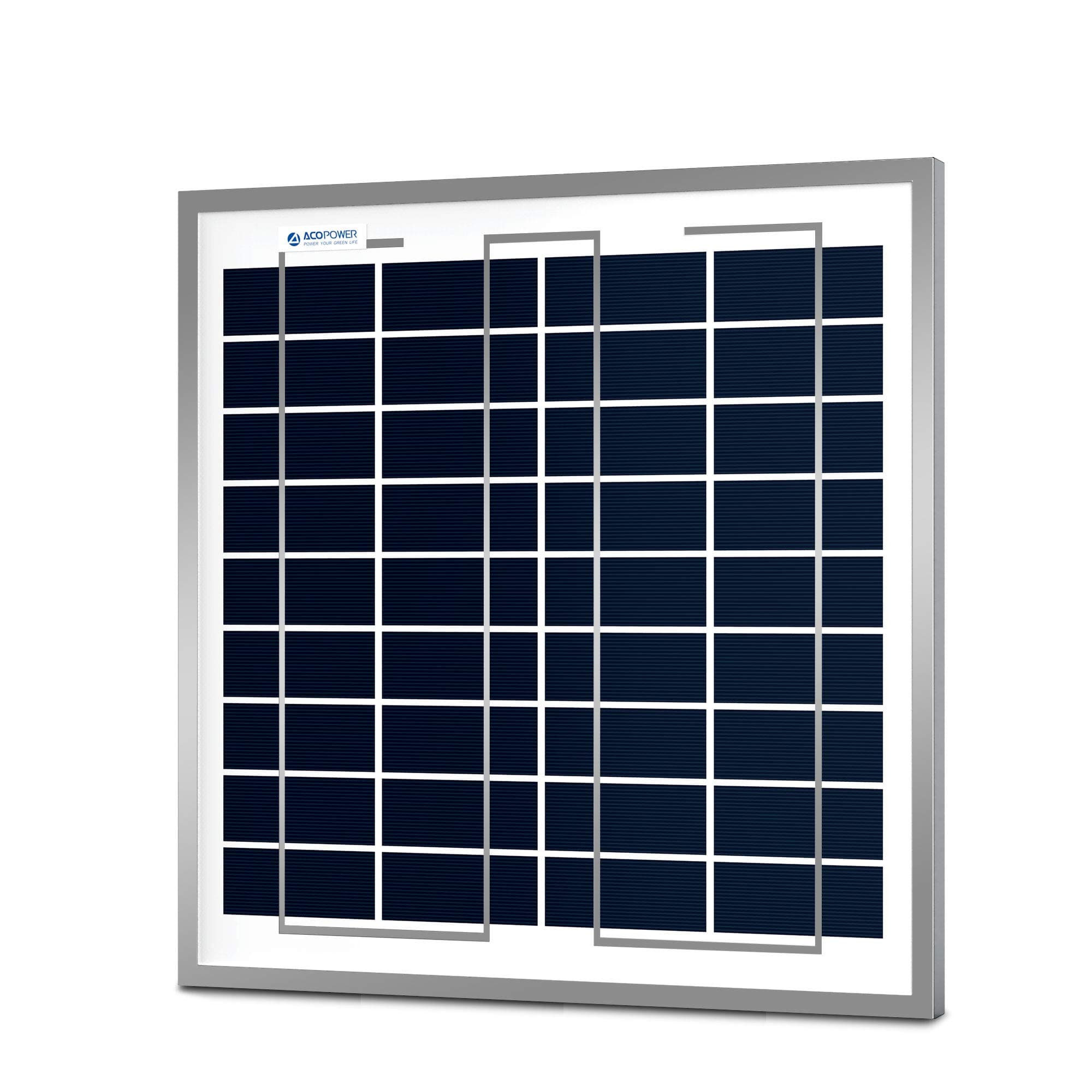 ACOPOWER15Watt 15W Polycrystalline Photovoltaic PV Solar Panel Module 12v Battery Charging