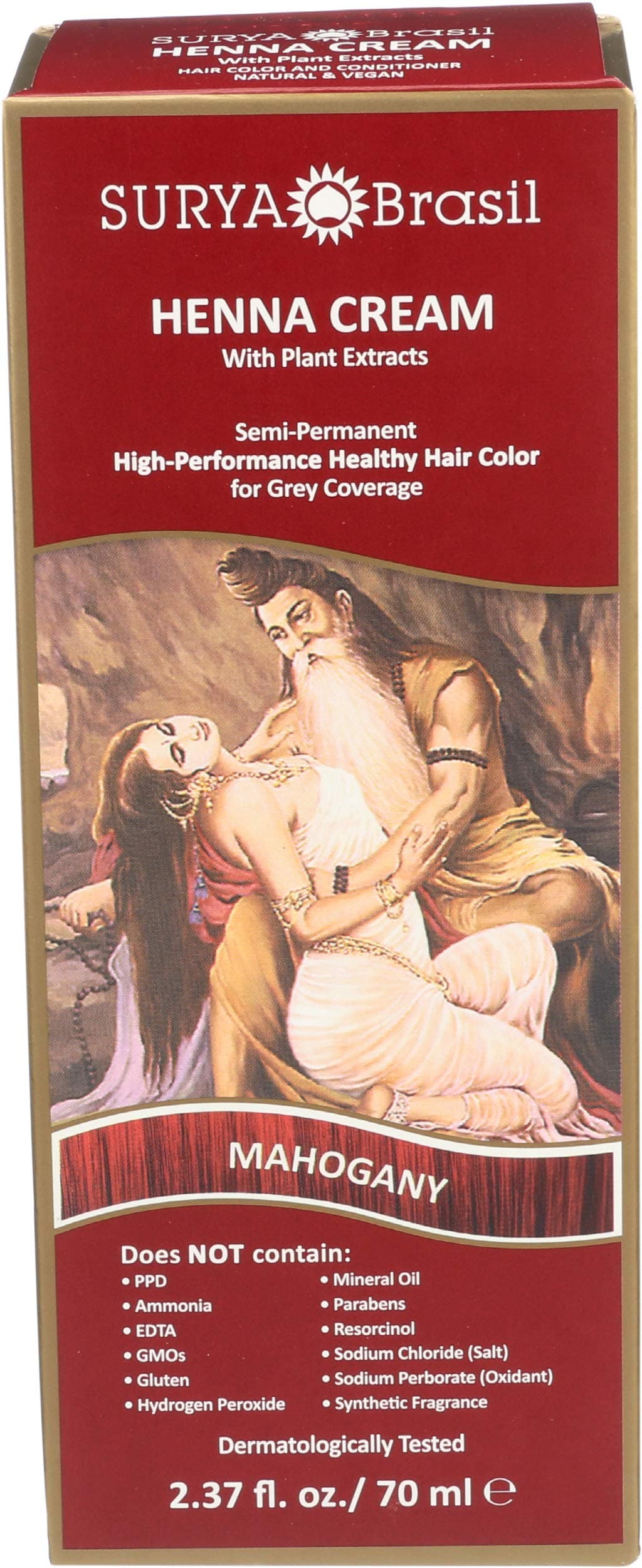 Products Henna Cream, Mahogany, 2.37 Fluid Ounce