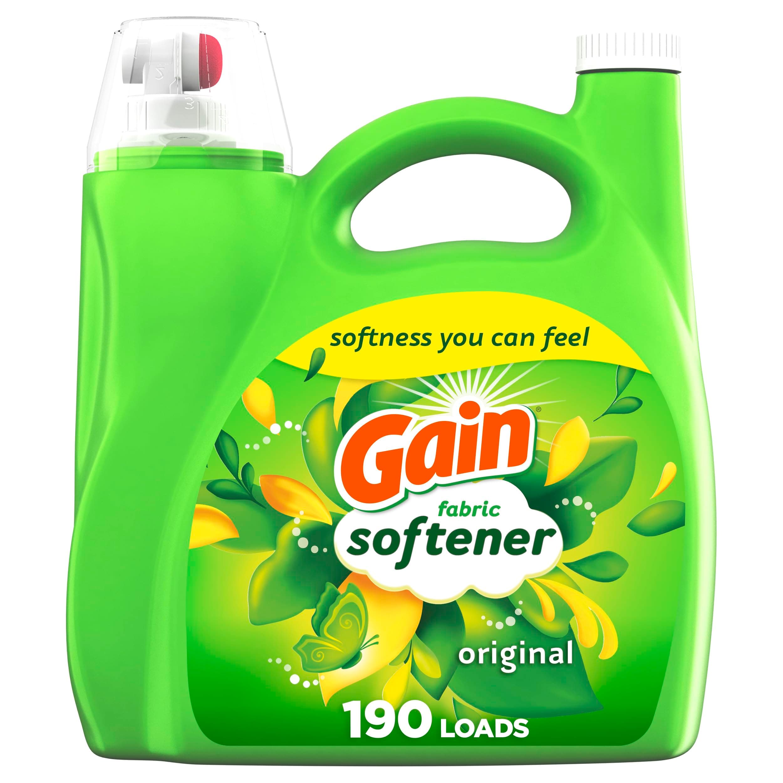 Fabric Softener, Original Scent, 140 fl oz, 190 Loads, HE Compatible