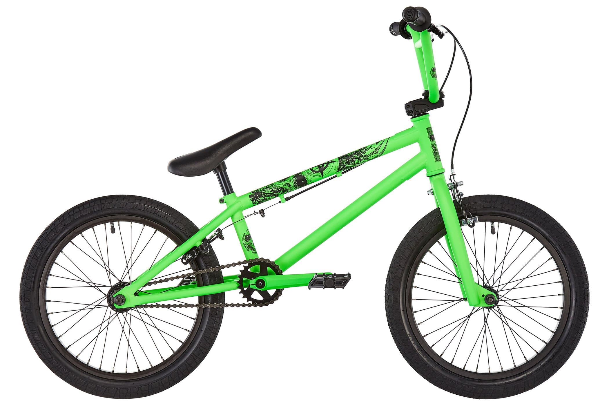 Half Stack, 45.7 cm Bmx Bike - Atomic Matt Neon Green, One Size