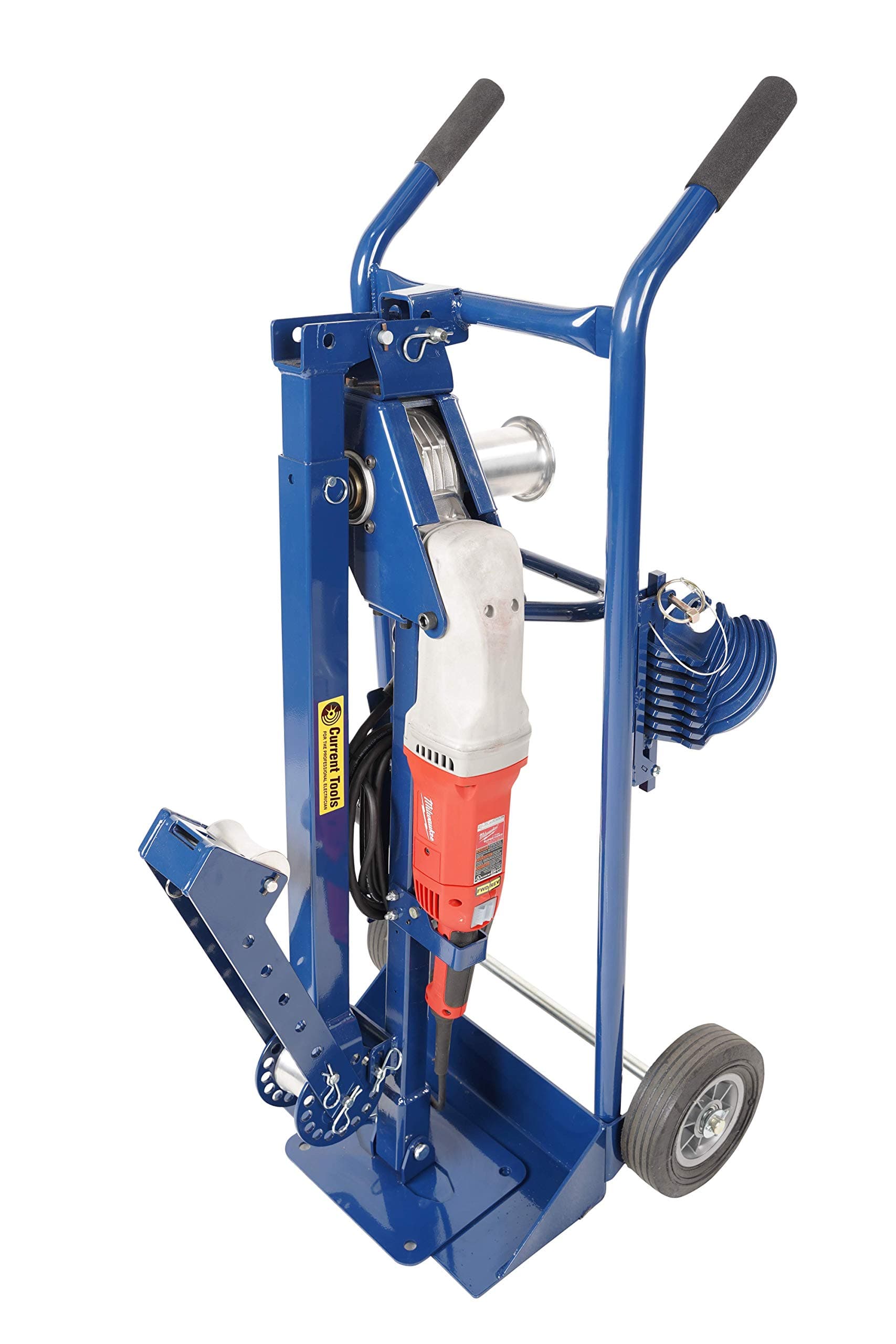 33 High Speed Cable Puller - Lightweight Electrical Cable Puller with 3 000 LB Pulling Capacity & Mobile Cart Included