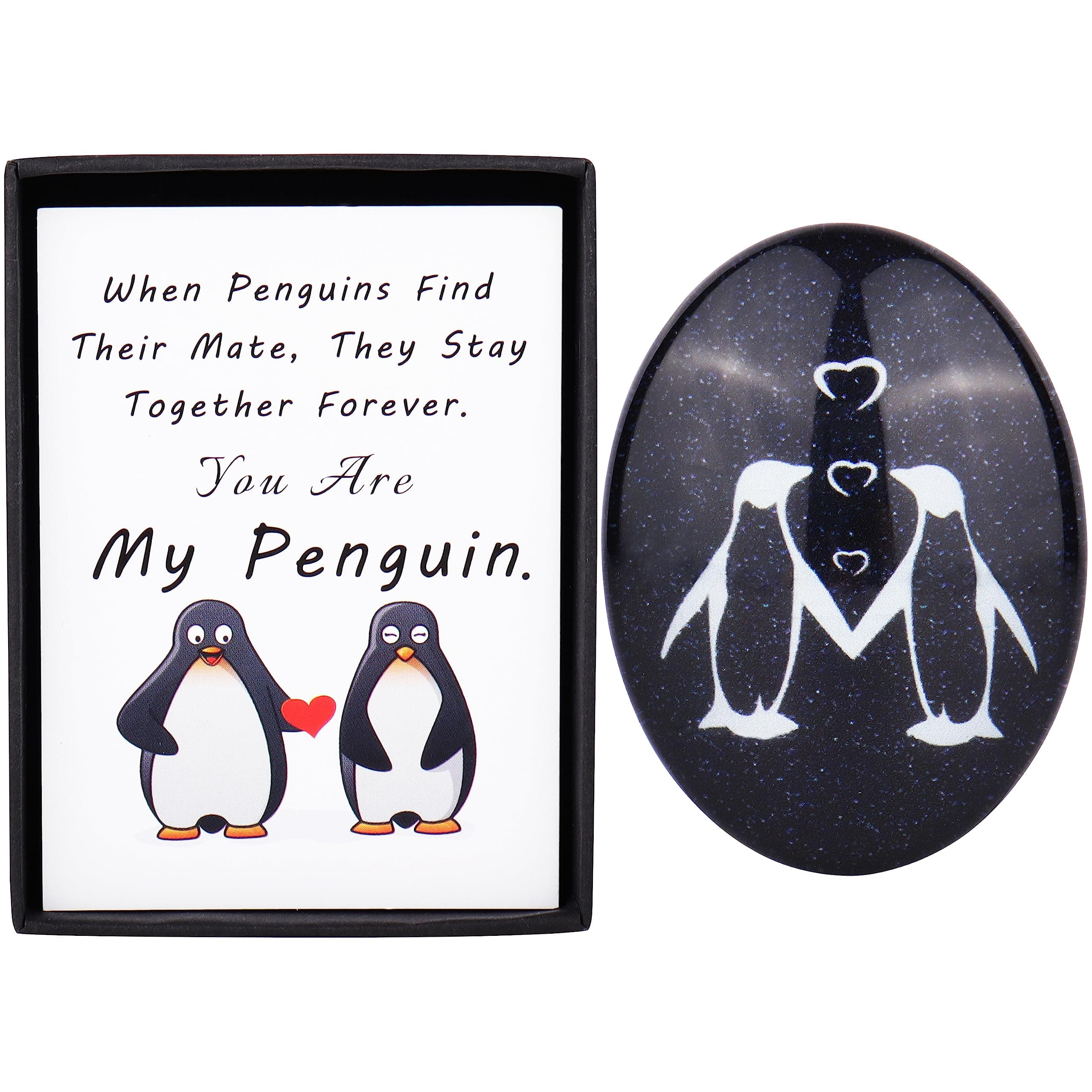 Anniversary Wedding Gifts for Him Penguin Pebble Anniversary Penguin Gifts for Her Funny Boyfriend Gifts Birthday Christmas Husband Gifts Valentines Day Gifts for Girlfriend Gifts for Wife
