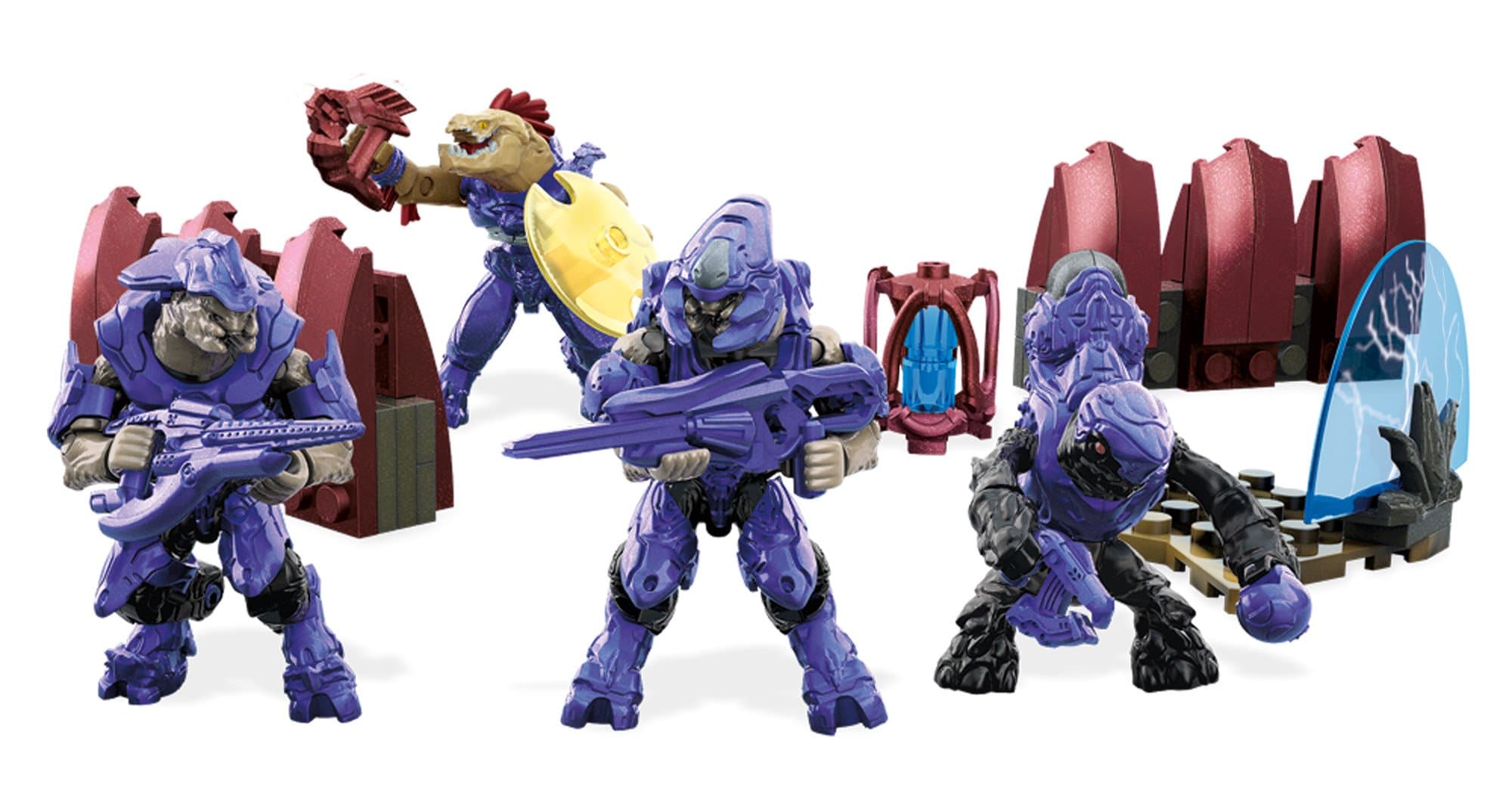 Mattel Mega Bloks DLB96, construction toy, Halo Covenant Warriors