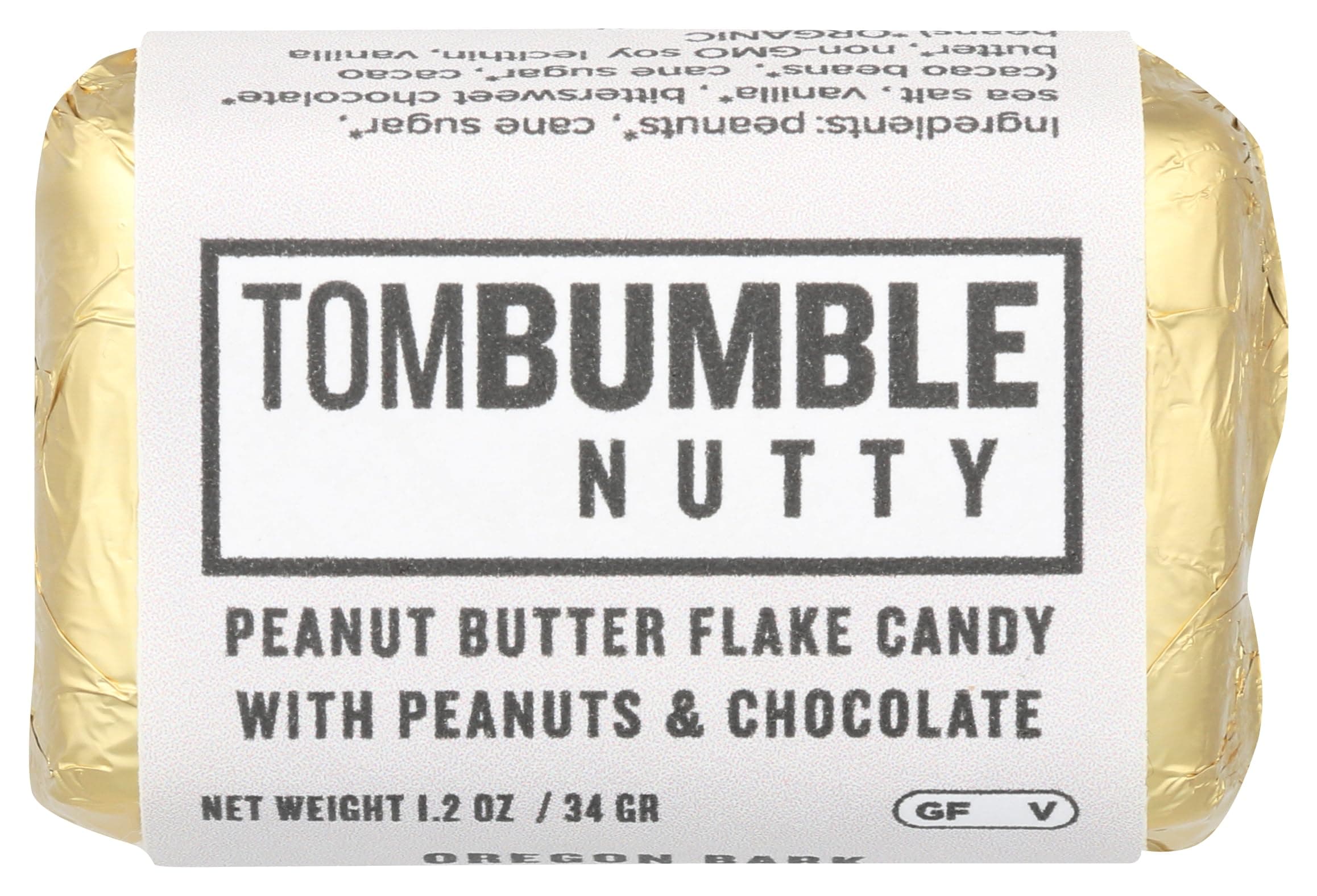 TOM BUMBLE Nutty Chocolate Peanut Bar, 1.2 OZ