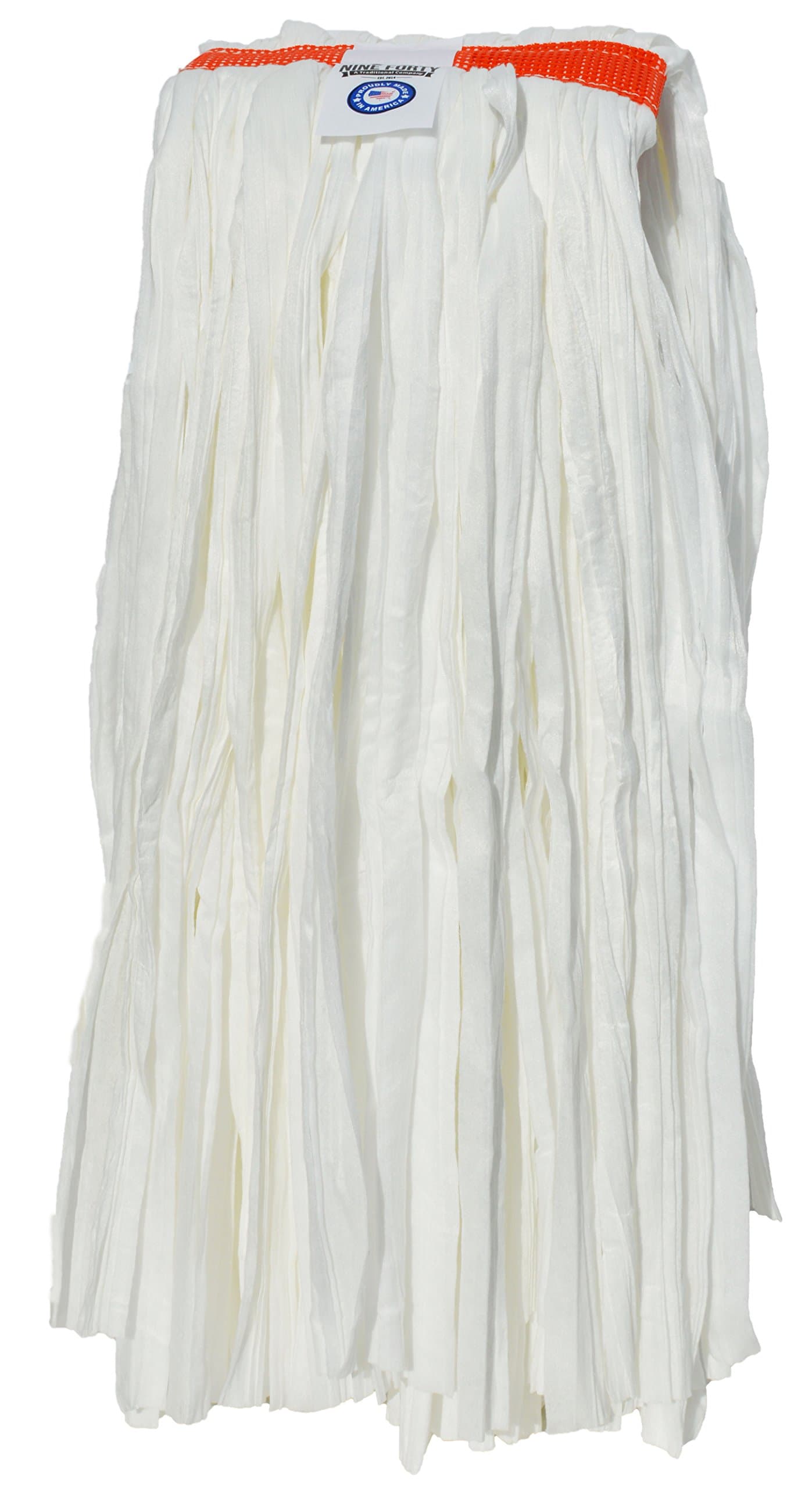 Nine Forty Industrial Strength Non-Woven Synthetic Cut End Wet Mop Head Refill - Medium – Perfect Mop for Various Surfaces (1 Pack, Medium)