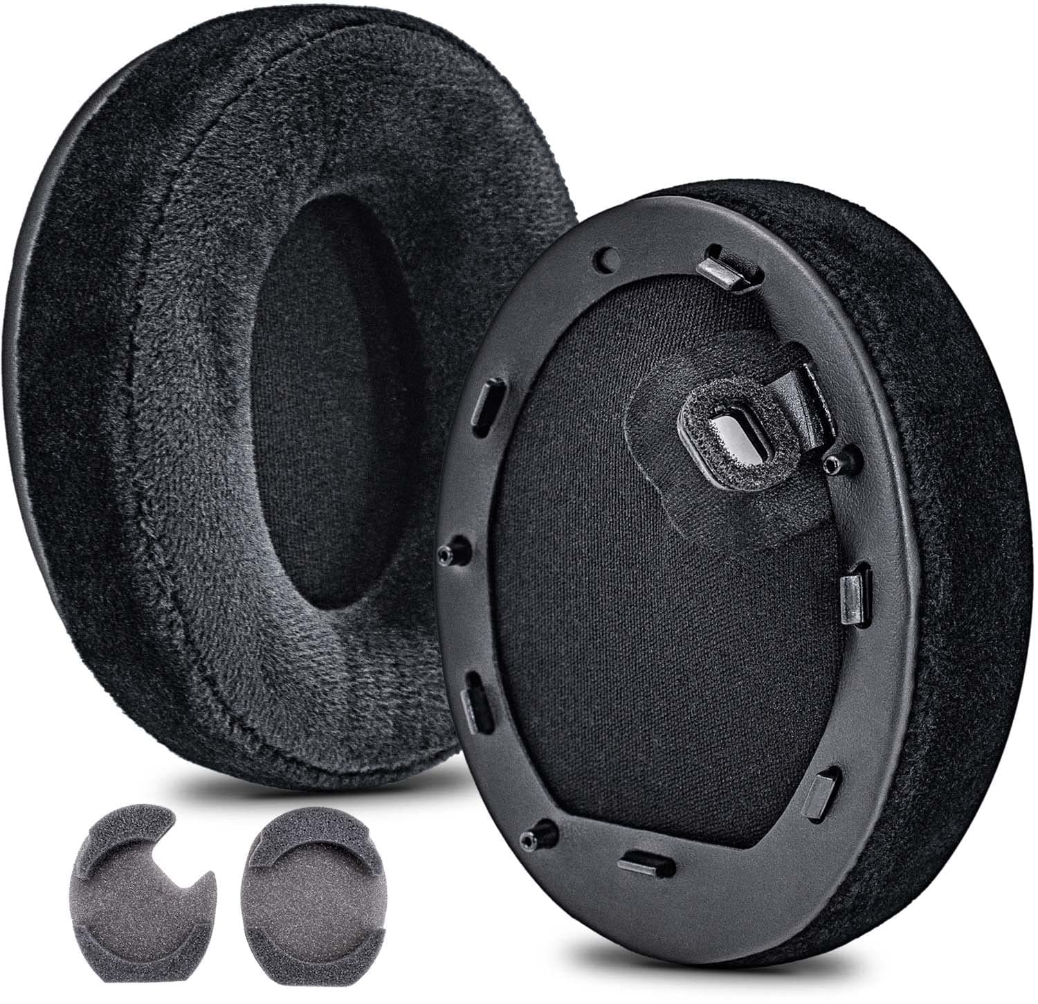 WH-1000XM4 Velour Earpads Replacement for WH1000XM4 WH-1000XM4 Headphones - Upgrade Soft Velour/Ear Cushion/Ear Cups by JESSVIT