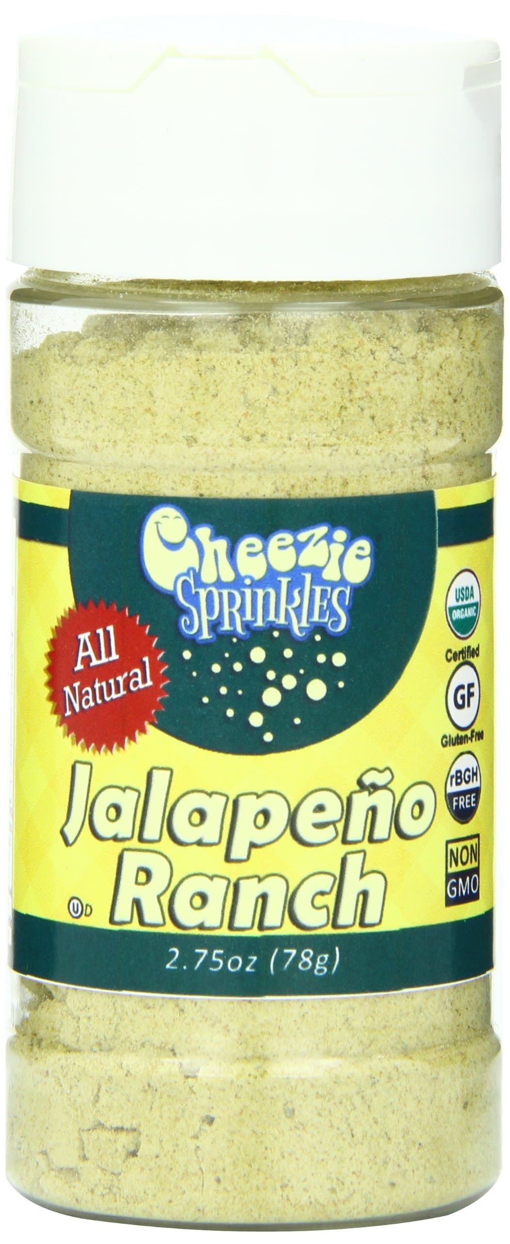 Cheezie Sprinkles Seasoning, Jalapeno Ranch, 2.75 Ounce