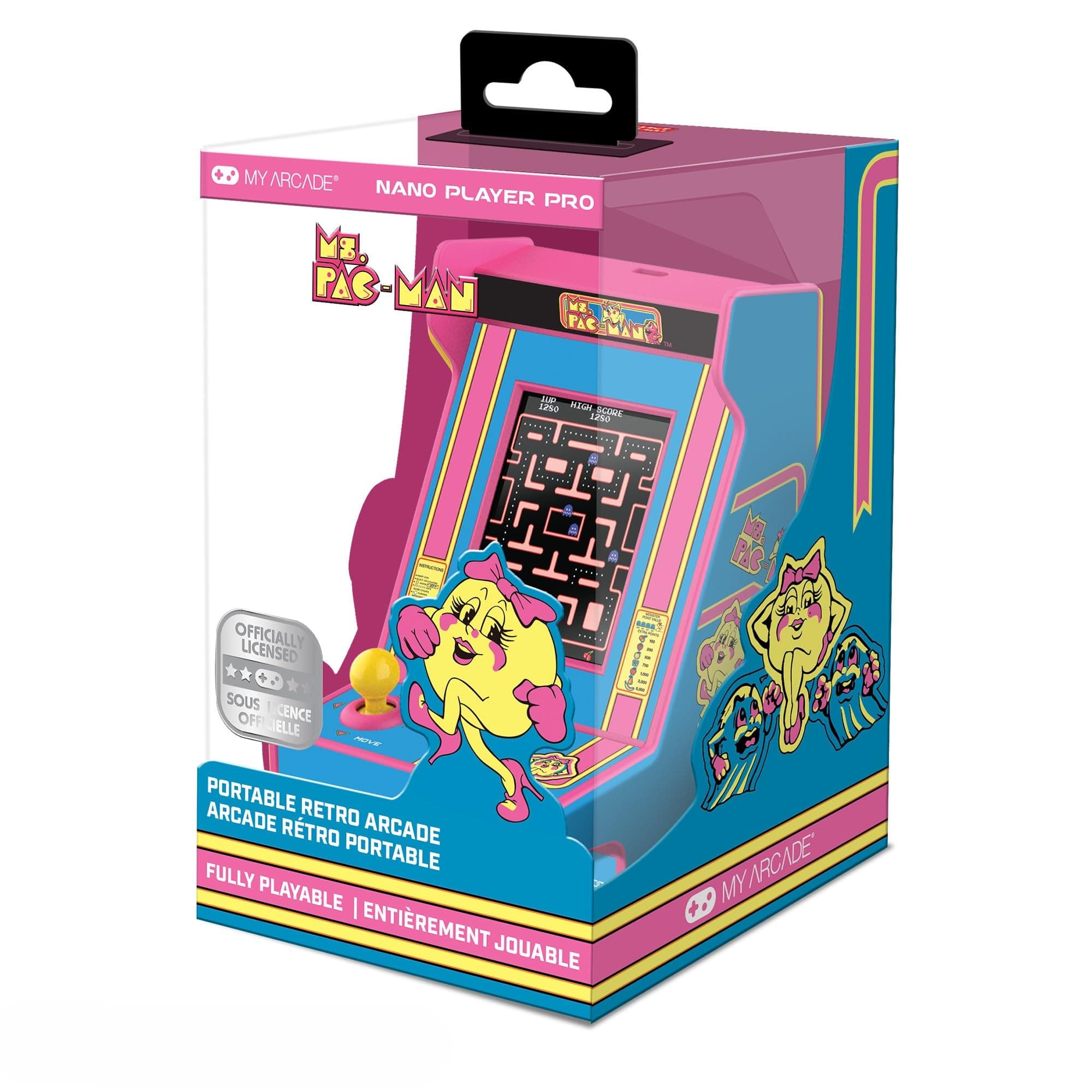 DGUNL-7023 MS. PAC-MAN Nano Player Pro Portable Retro Arcade