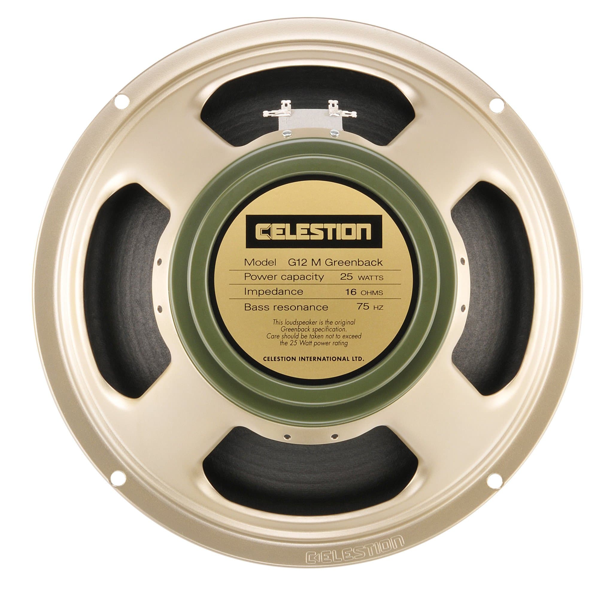 Celestion G12M Greenback 12 Inch Guitar Speaker 25 Watts - (16 Ohm)