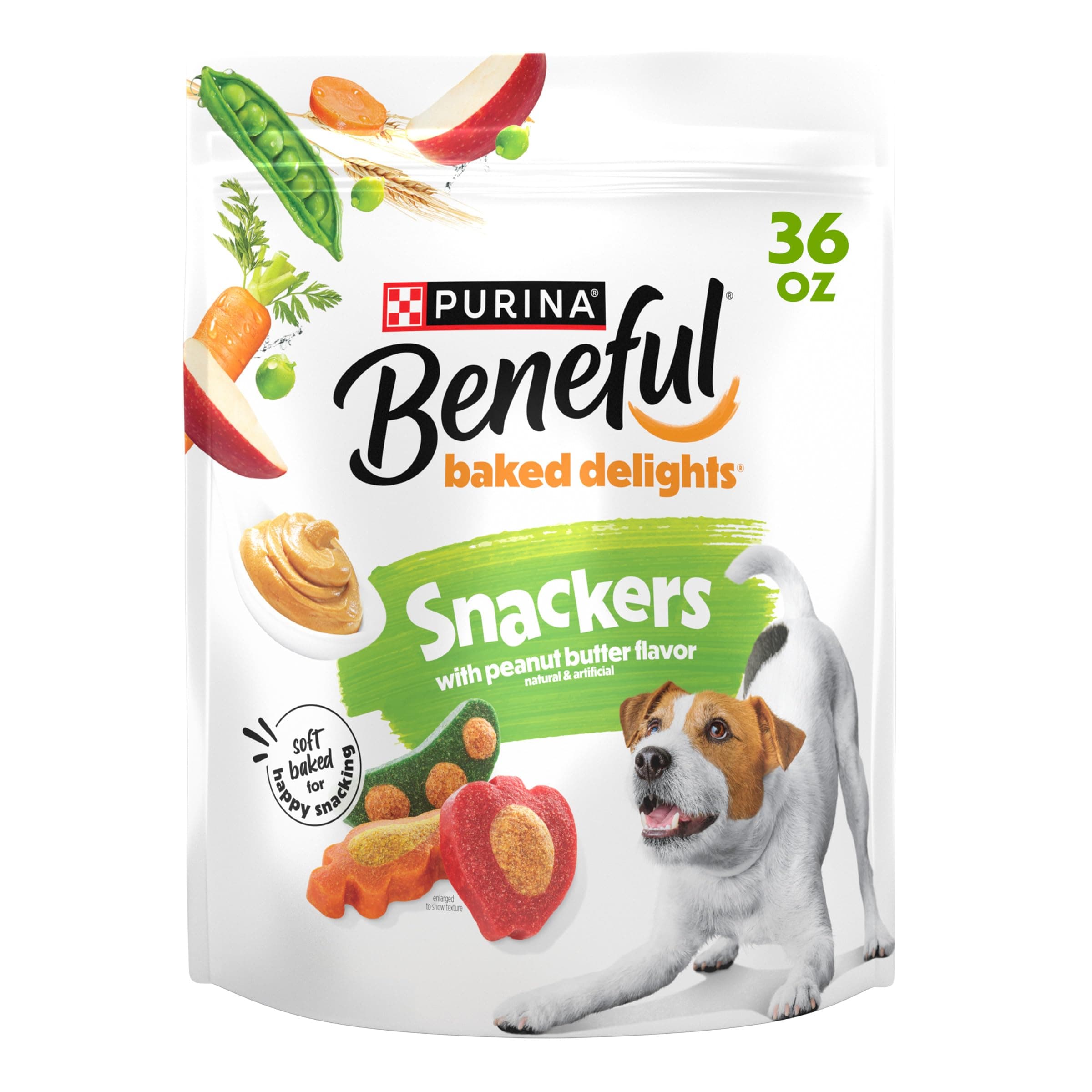 Purina Beneful Dog Training Treats; Baked Delights Snackers - 1060ml Pouch