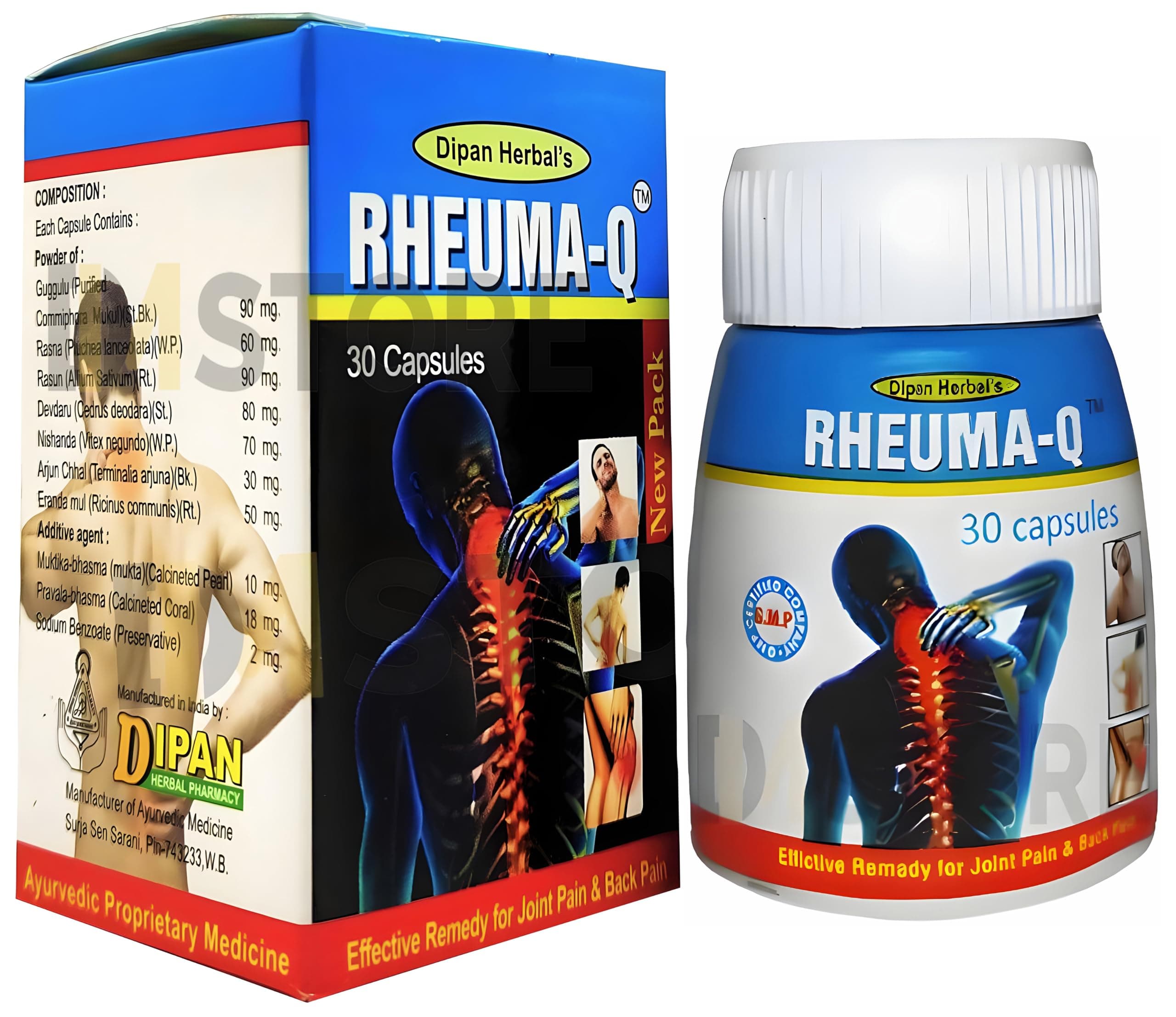 Rheuma - Q Capsules - Pack of 2, 60 Count