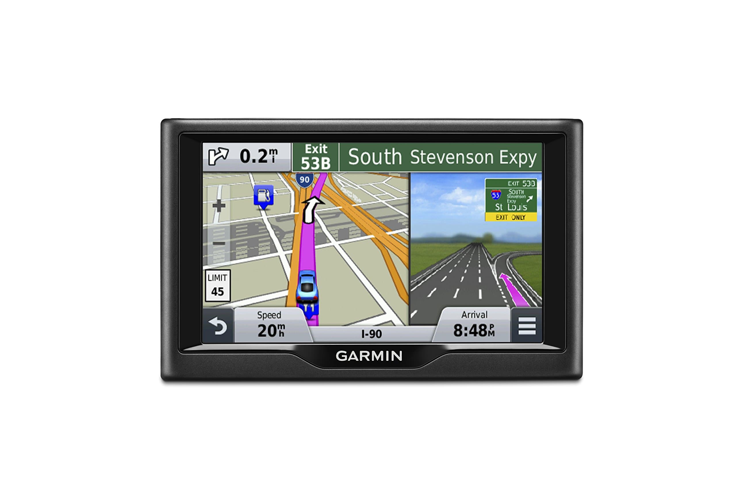 Garmin 010-N1400-05 nuvi 58LMT factory refurbished unit, 5 inches